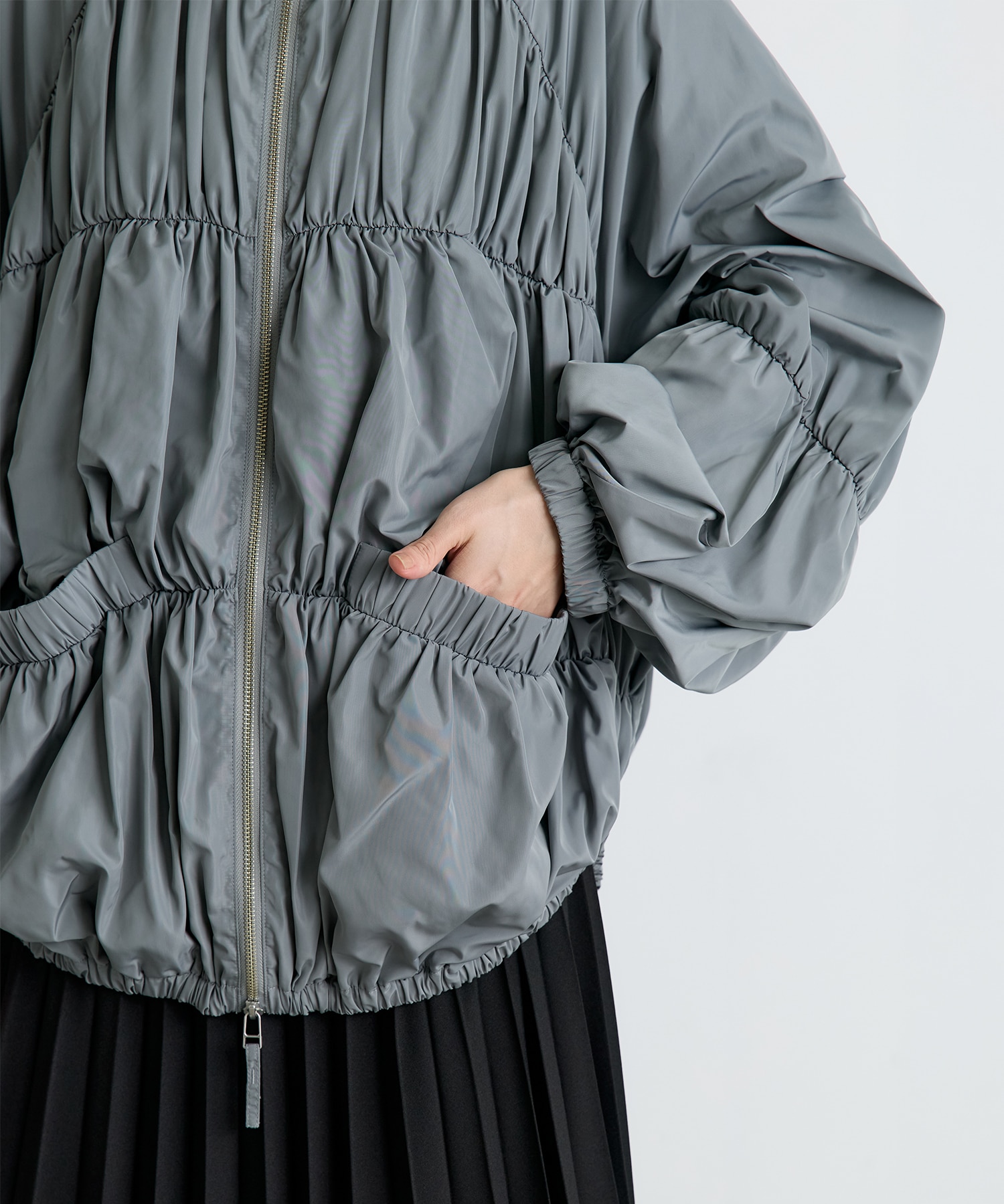 RAIN-CLOUD BLOUSON ENFOLD