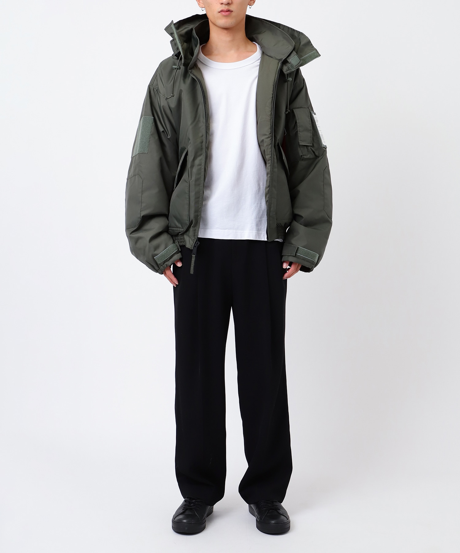 9242-BL07-013 ×ALPHA INDUSTRIES BLOUSON N.HOOLYWOOD