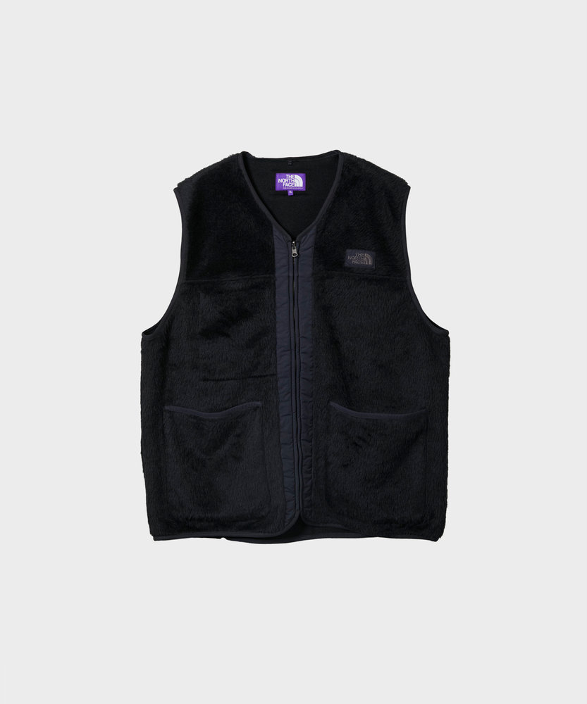 Wool Fleece Field Vest THE NORTH FACE PURPLE LABEL