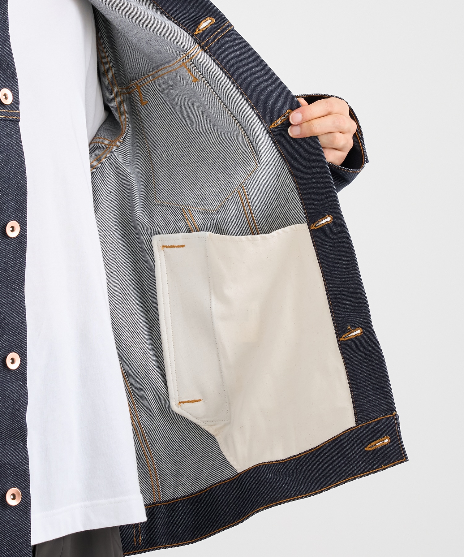 25WBM-G06141 DENIM JACKET kolor