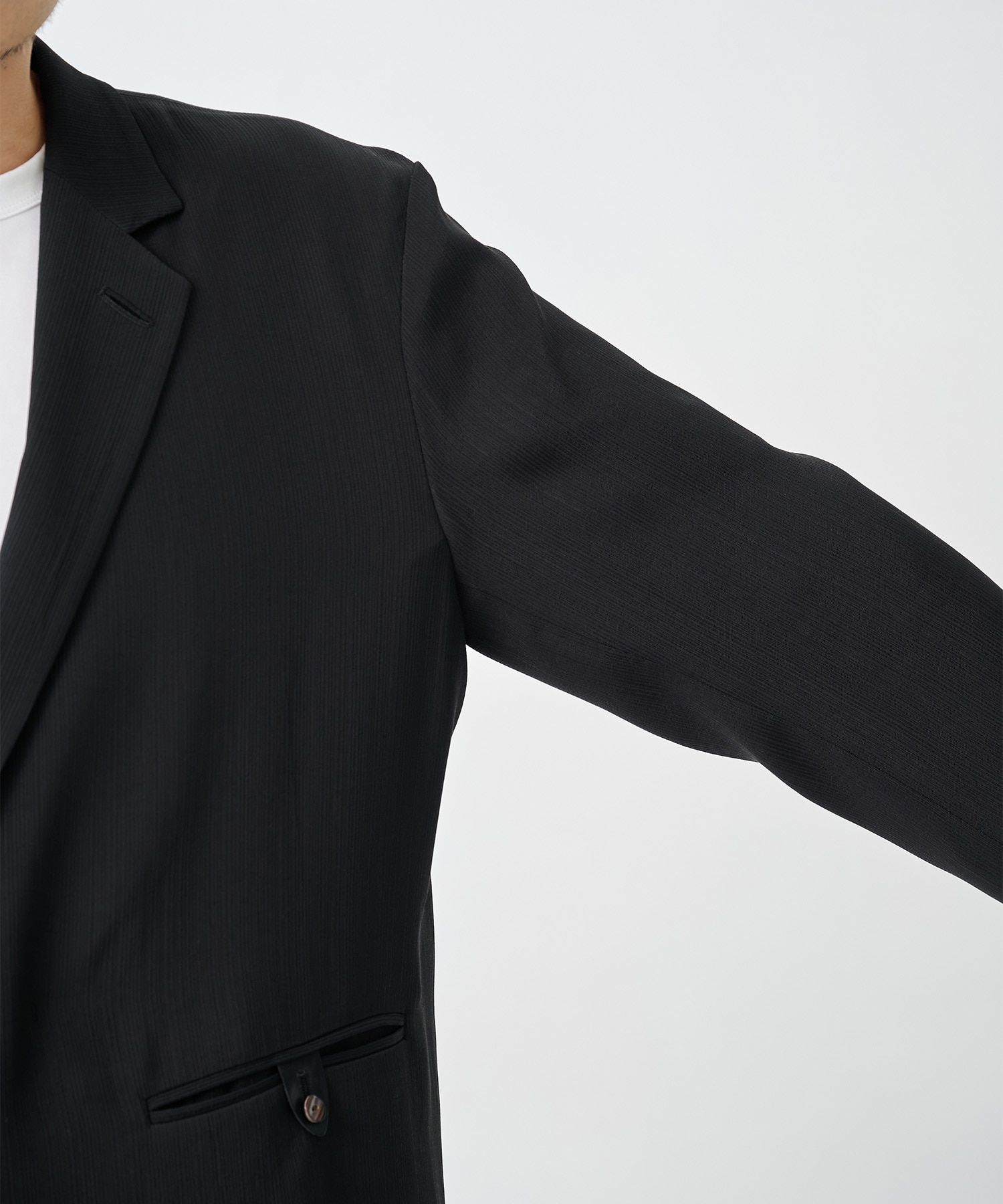 SILK α Pleats Summer Jacket SILK α