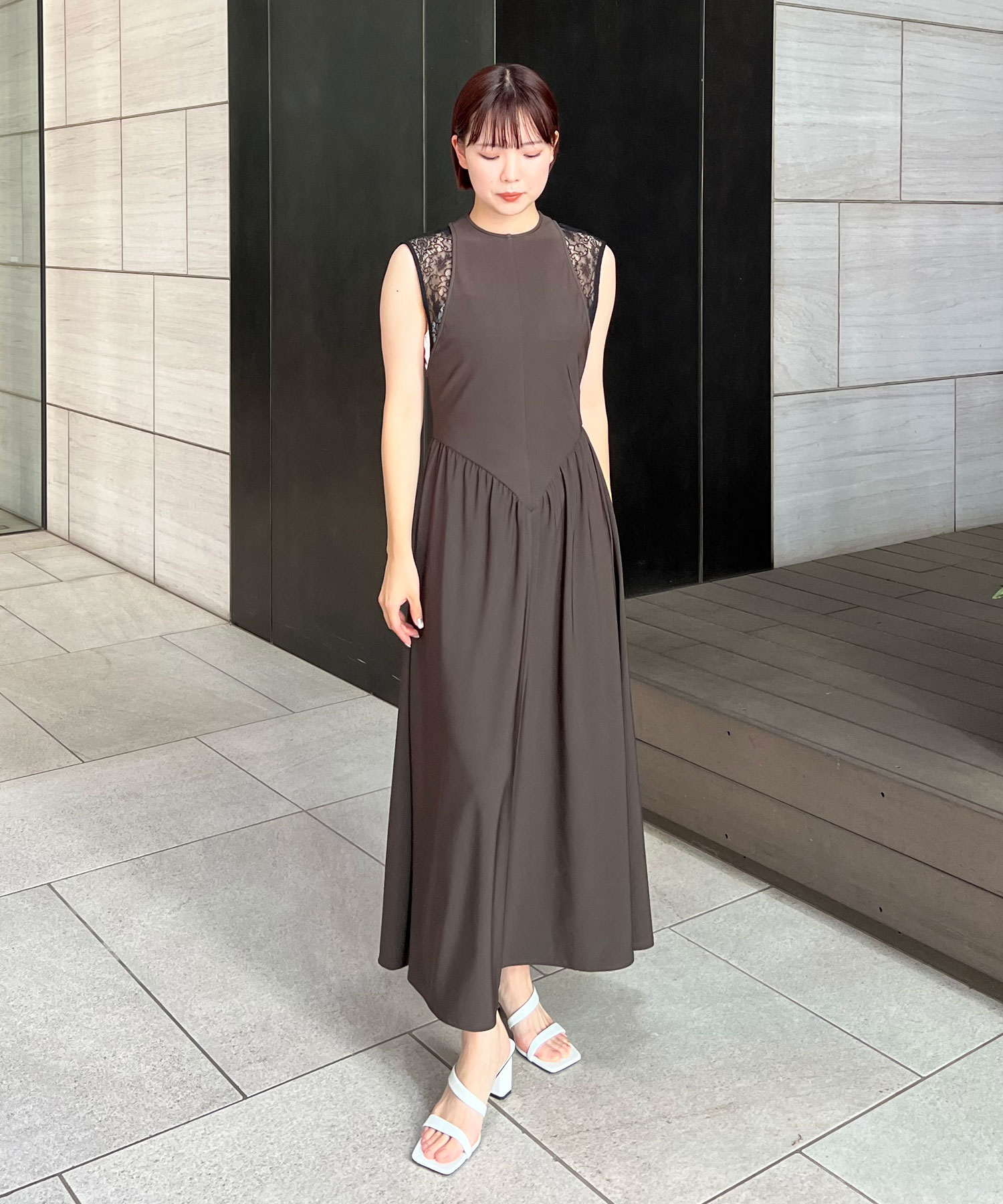 別注 LAYERED TANK DRESS FETICO