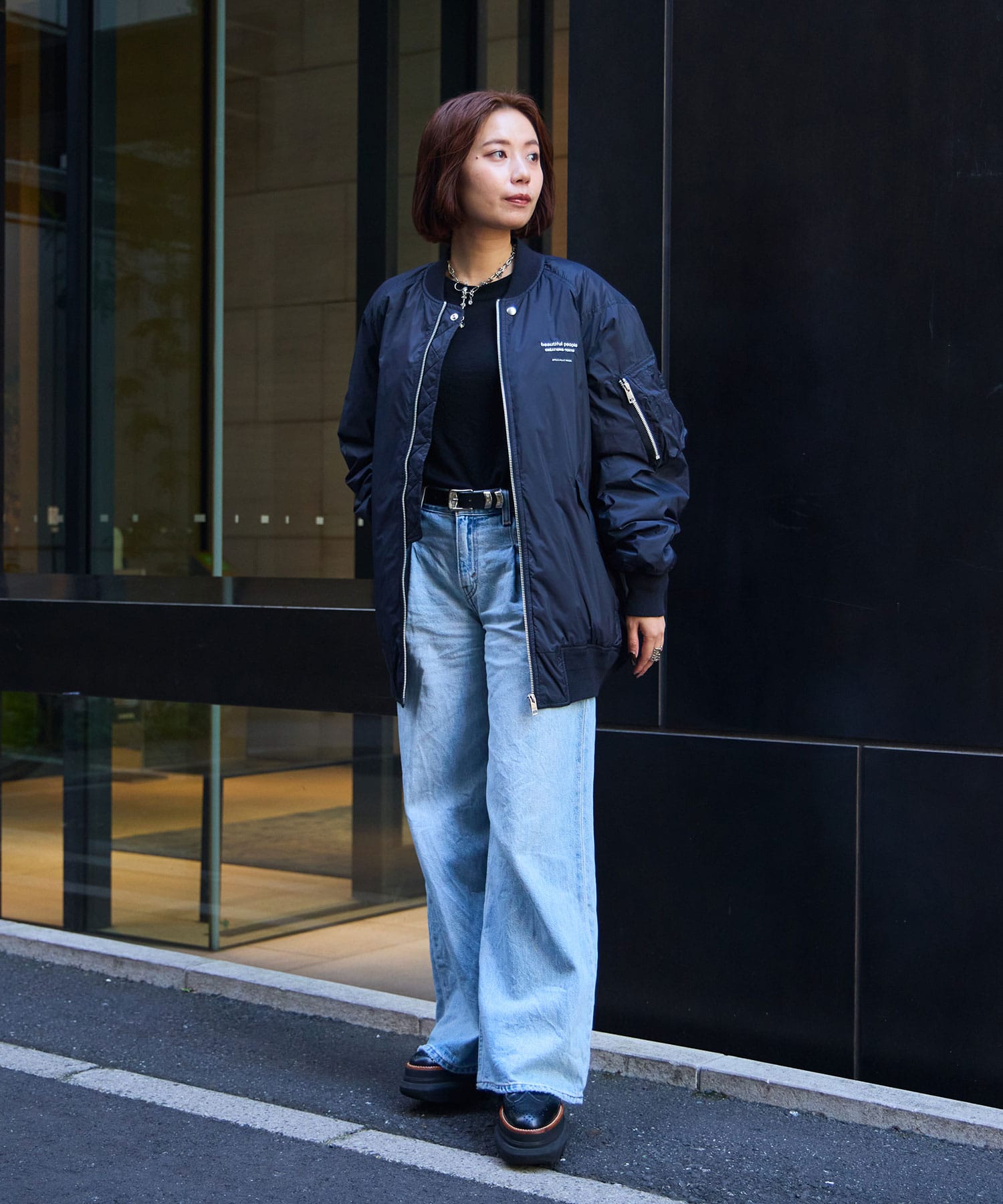 別注 PATTED MA-1 BLOUSON beautiful people