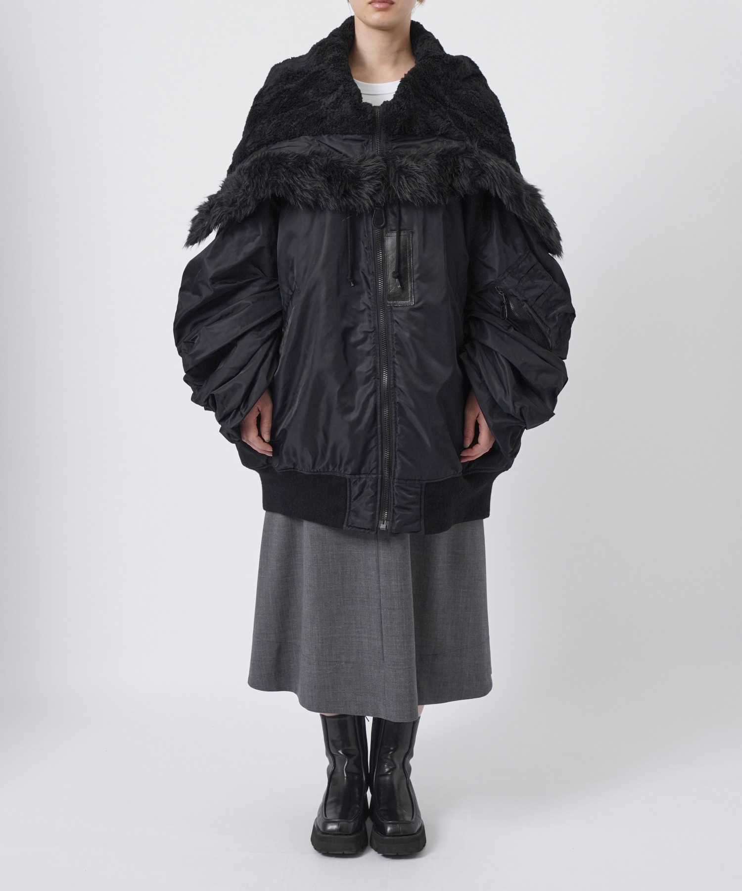 Fold Down Collar Puffer Jacket JUNYA WATANABE