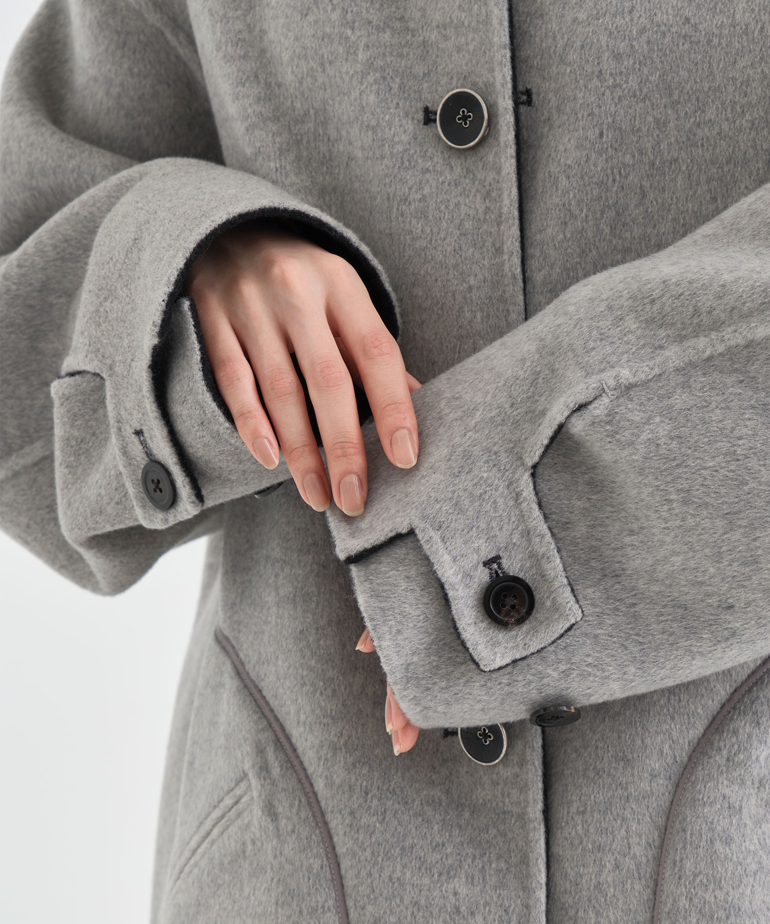 CASHMERE REVERSIBLE SHORT COAT THE TOKYO