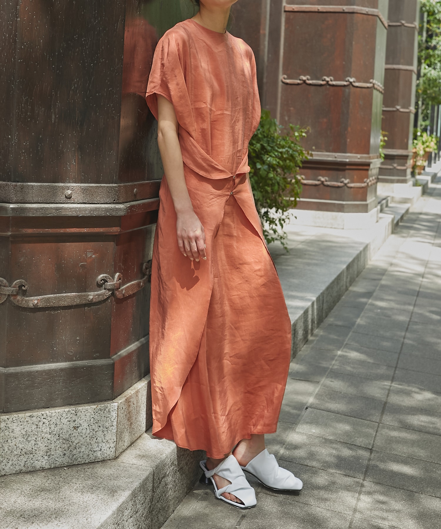 AUROLA-ROUND CAFTAN DRESS PHOTOCOPIEU