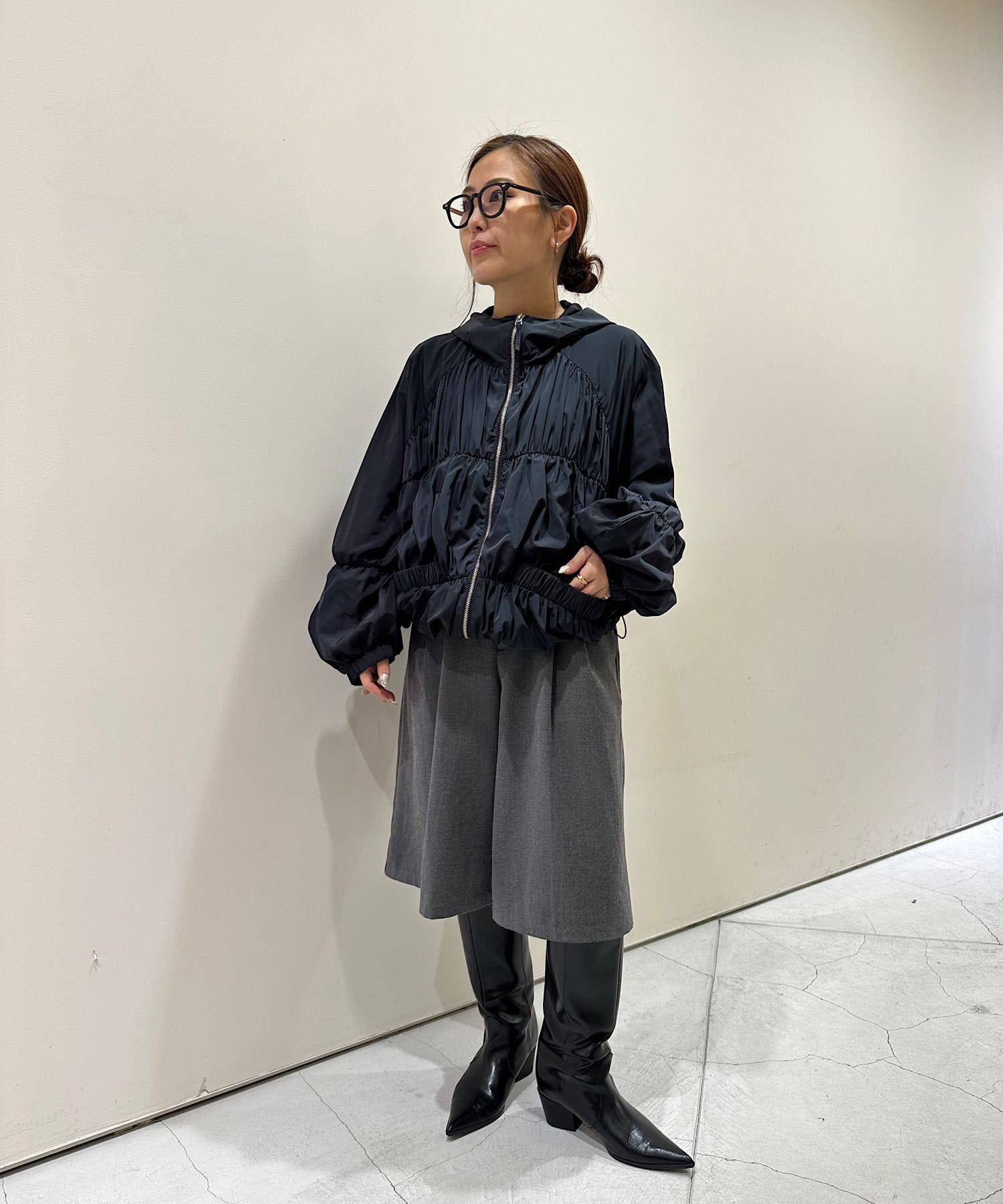 RAIN-CLOUD BLOUSON ENFOLD