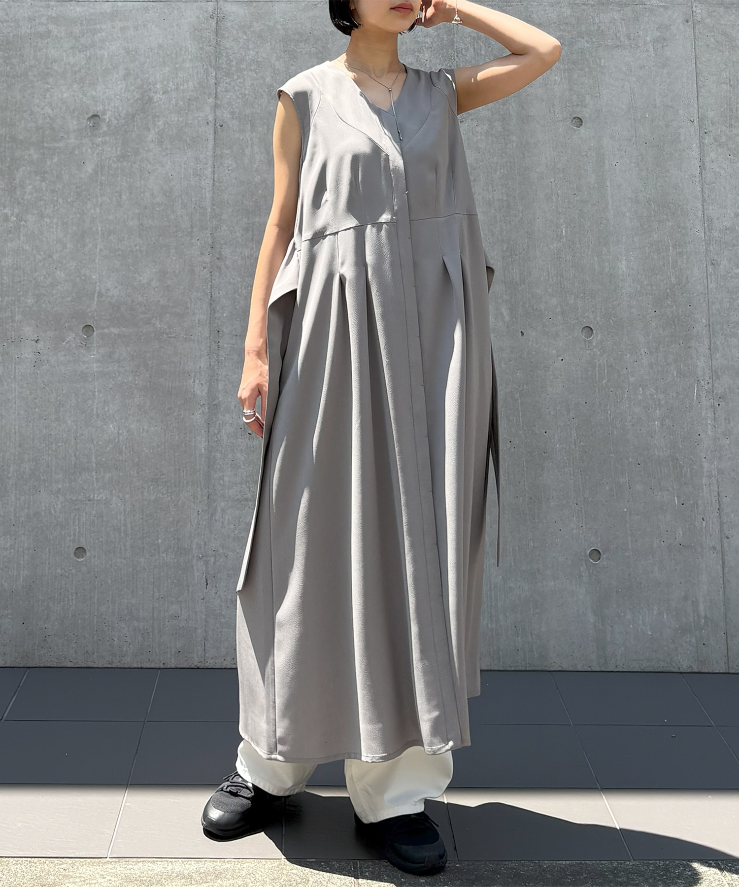 Adjust Shirt Onepiece RITAN
