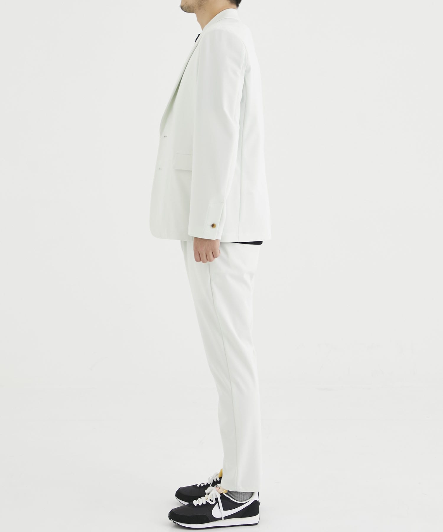 Washable High Function Jersey Shape Jacket(44 WHITE): THE TOKYO