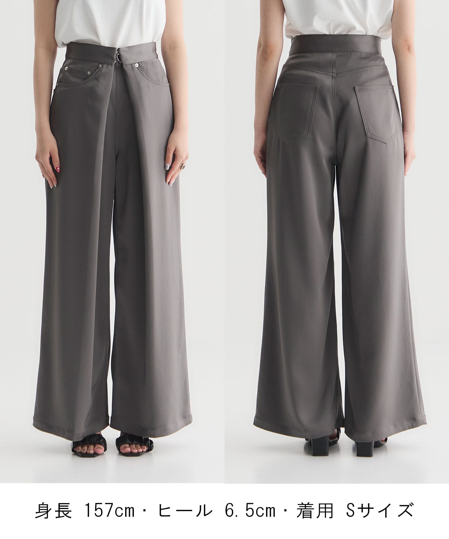 別注 SATIN WIDE PANTS JOHN LAWRENCE SULLIVAN