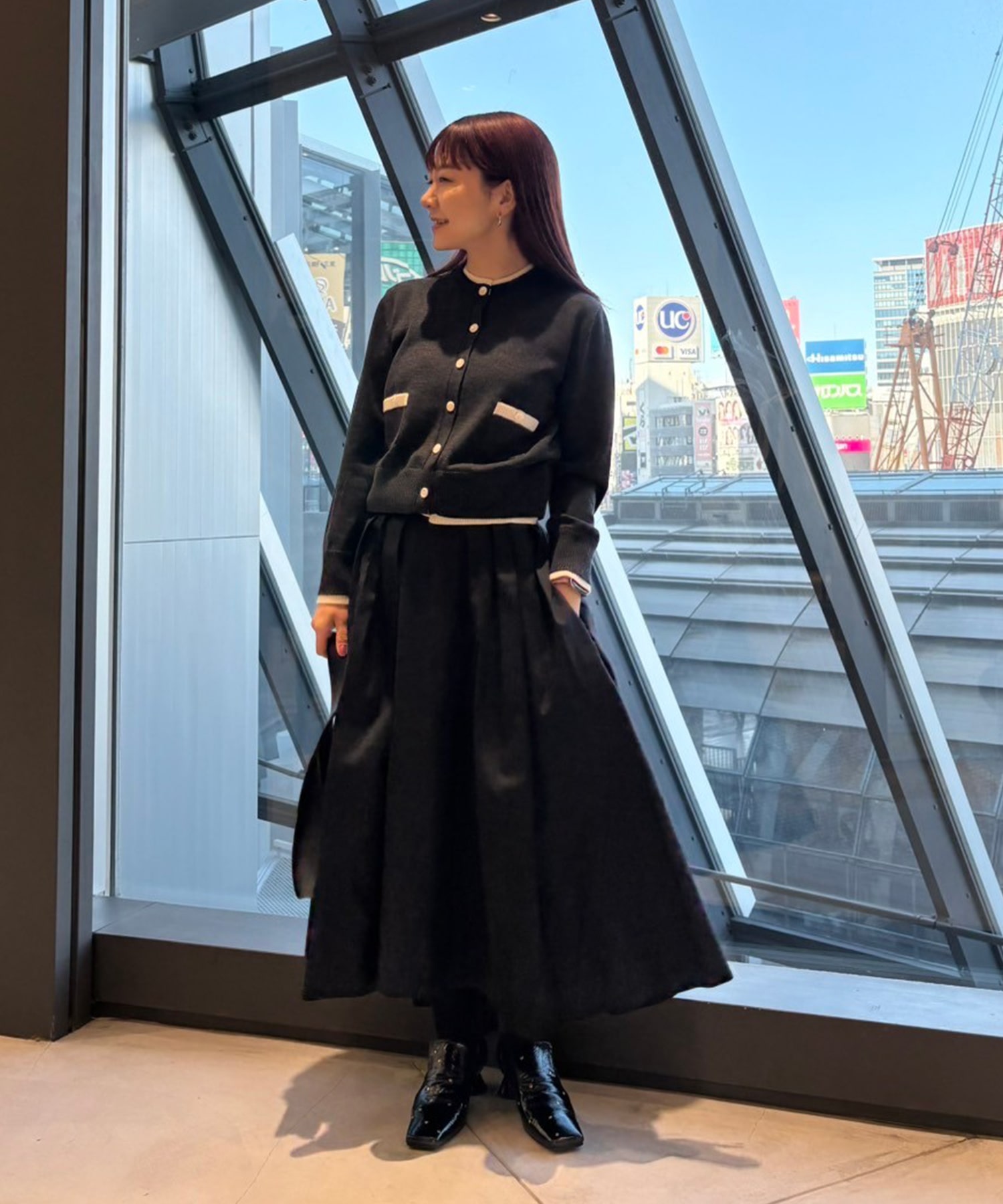 TUCK VOLUME SKIRT for THE TOKYO MADISONBLUE