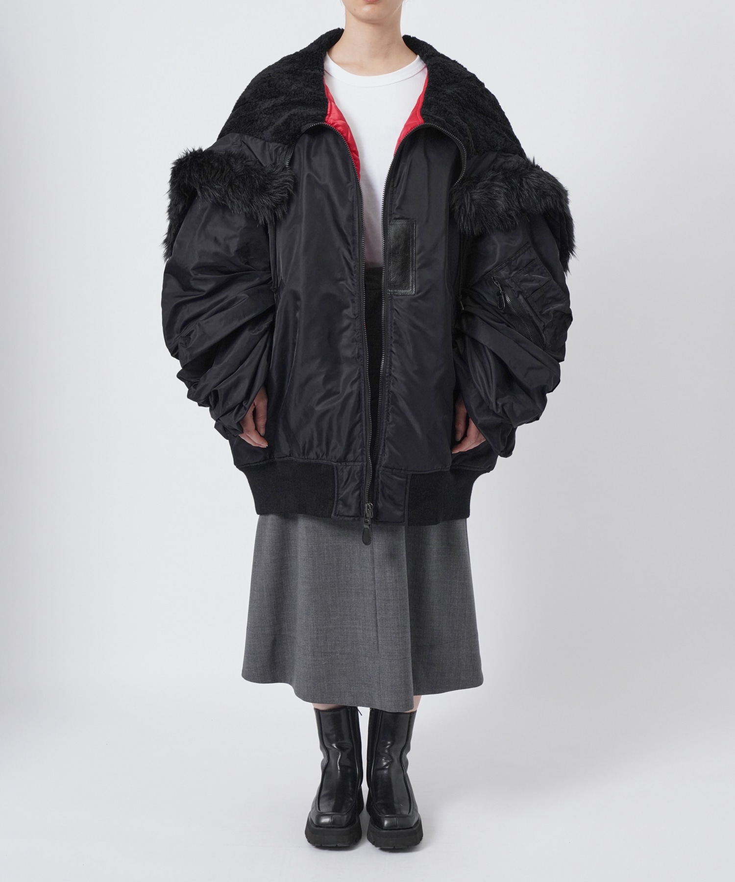 Fold Down Collar Puffer Jacket JUNYA WATANABE