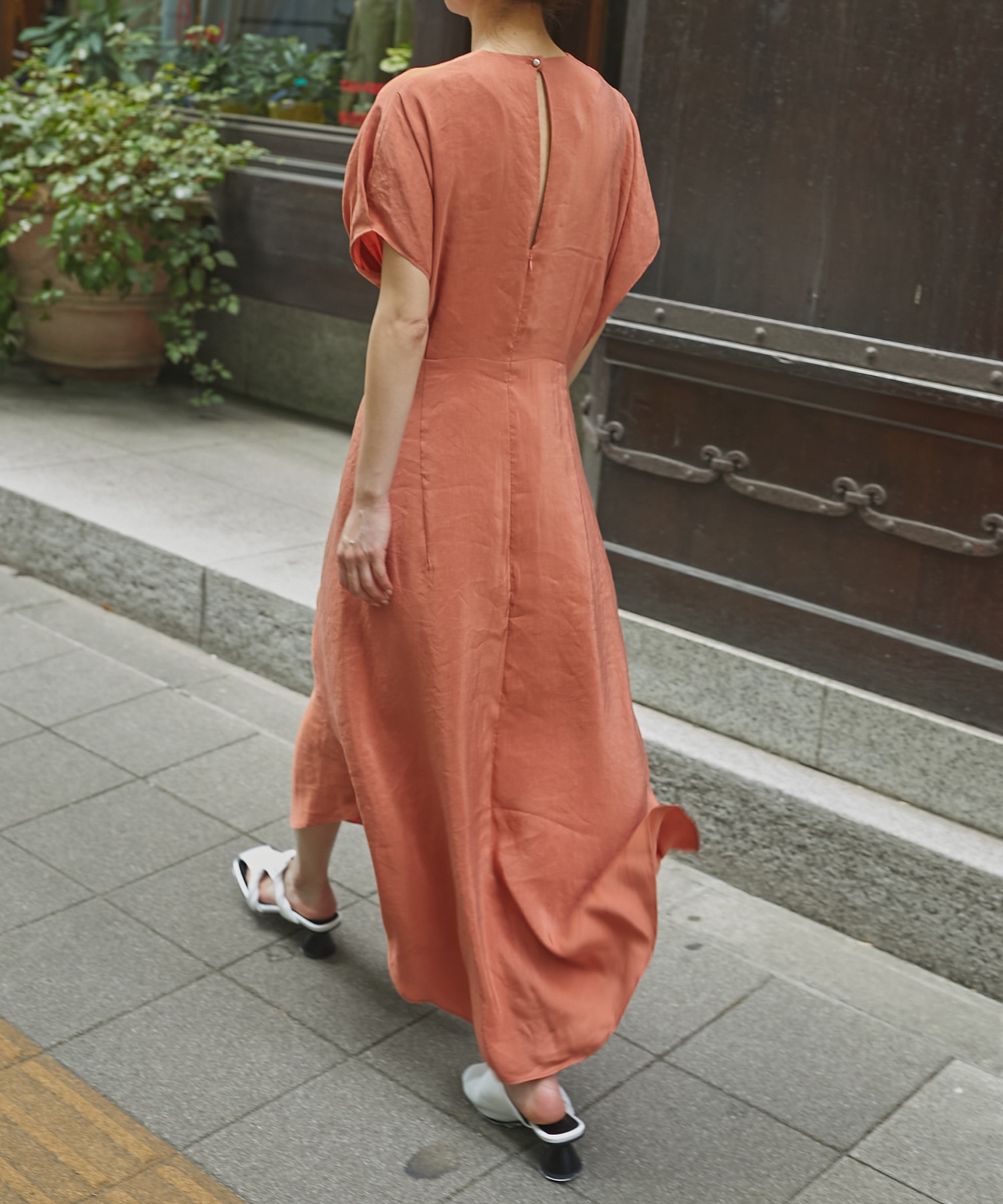 AUROLA-ROUND CAFTAN DRESS PHOTOCOPIEU