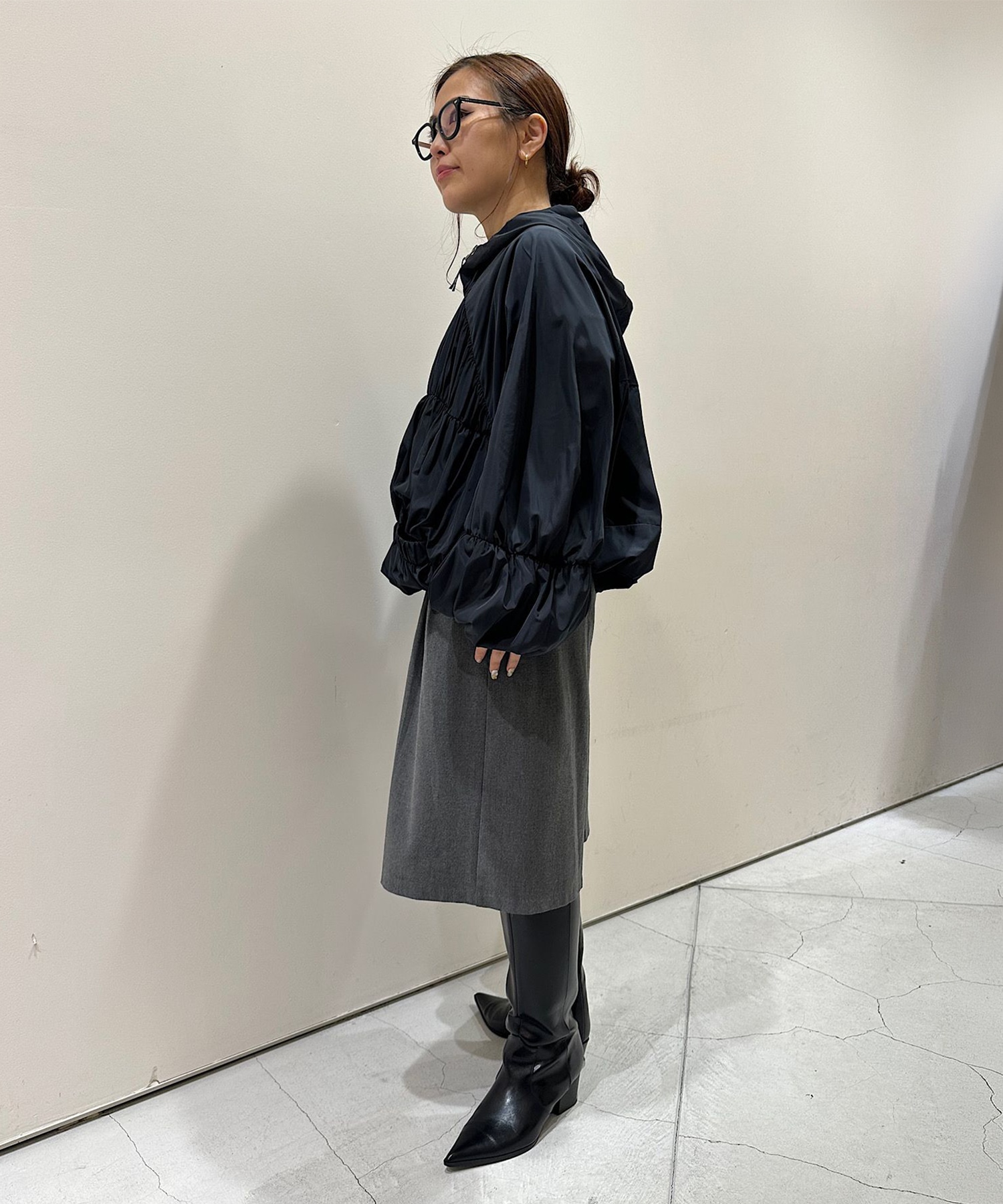 RAIN-CLOUD BLOUSON ENFOLD