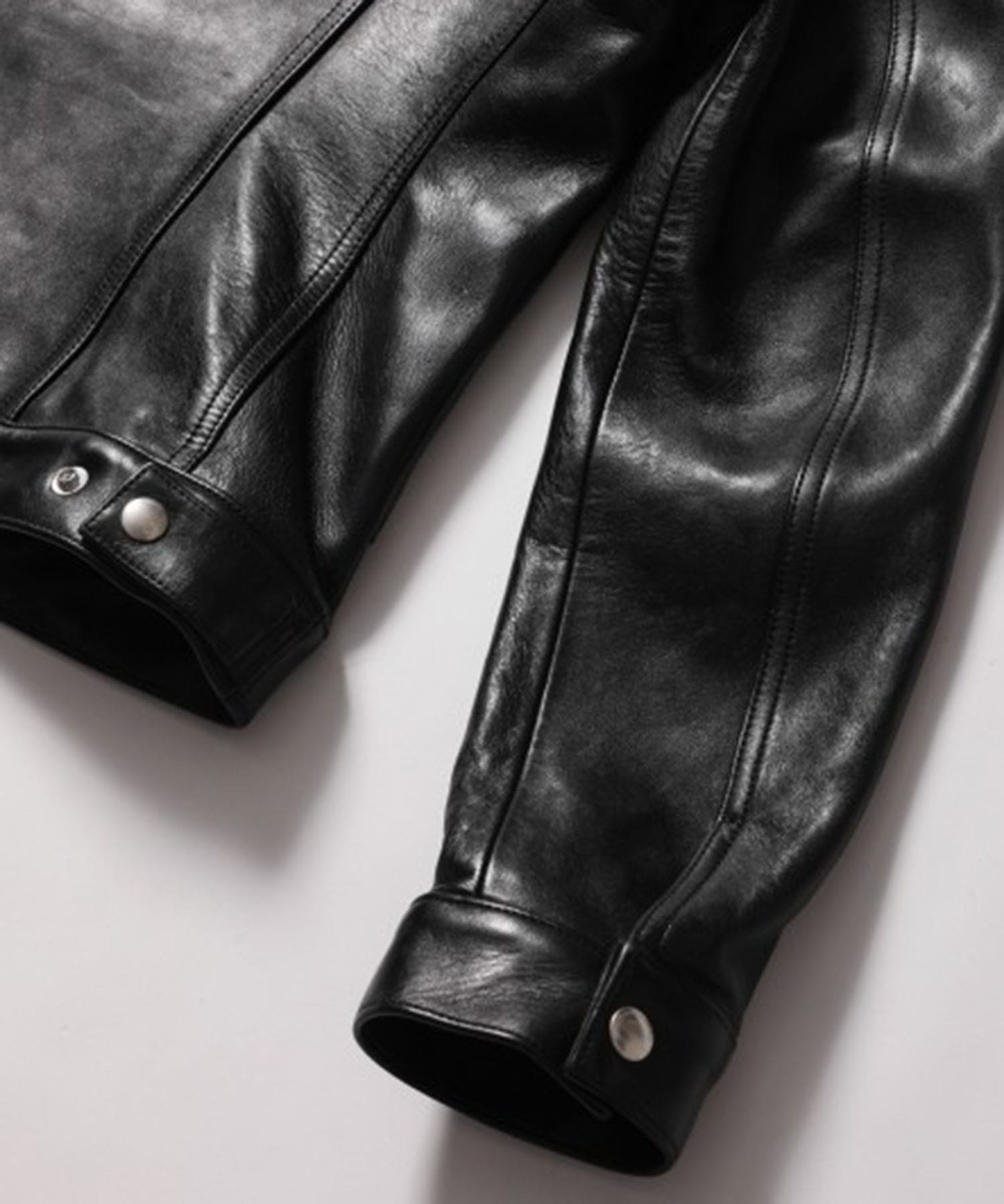 vintage leather jean jacket(M BLACK): beautiful people: MEN｜THE