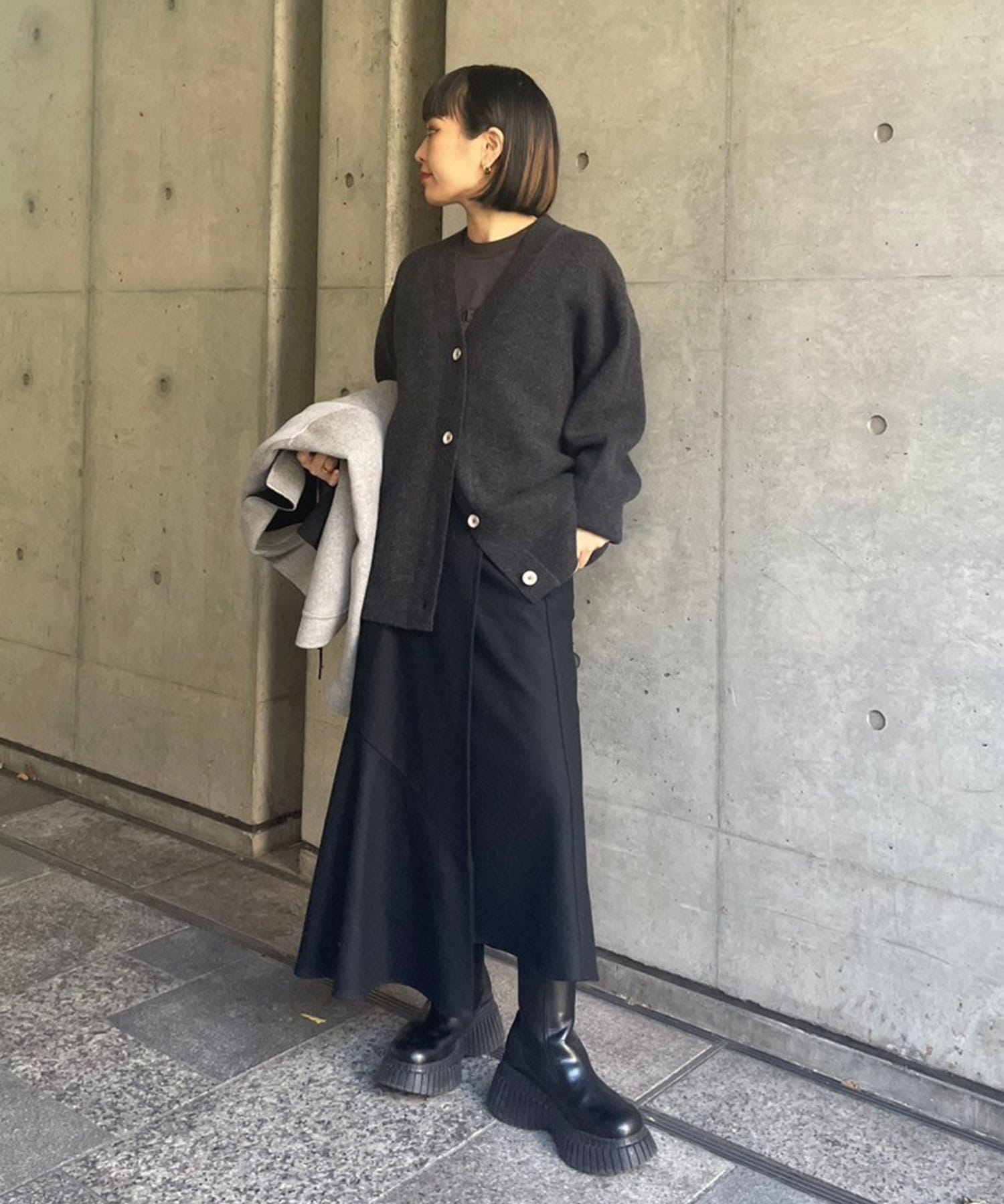 CASHMERE REVERSIBLE CARDIGAN THE TOKYO