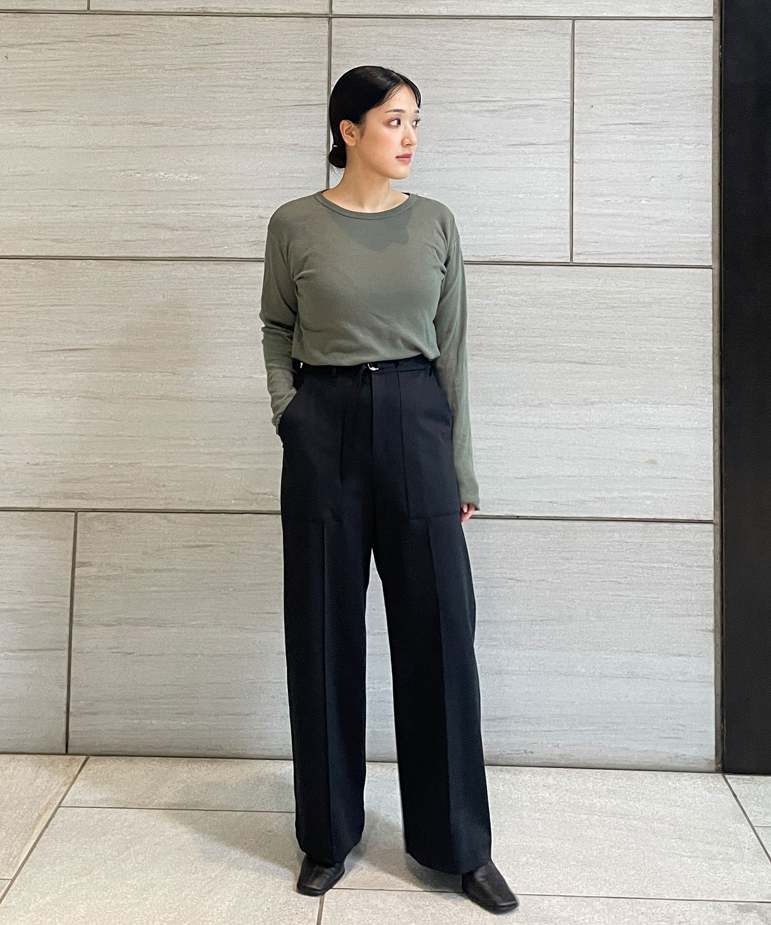 MAT WASHABLE HIGH FANCTION JARSEY BAKER PANTS THE TOKYO