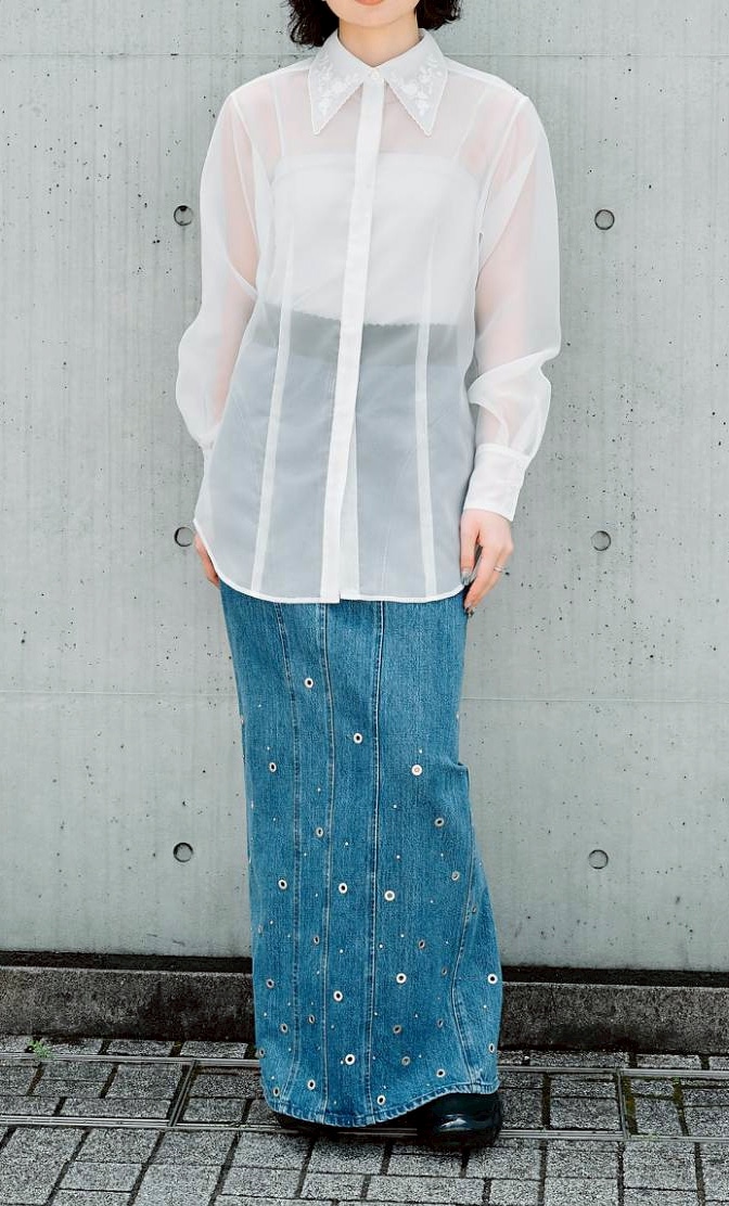 Sheer Over Shirt RITAN