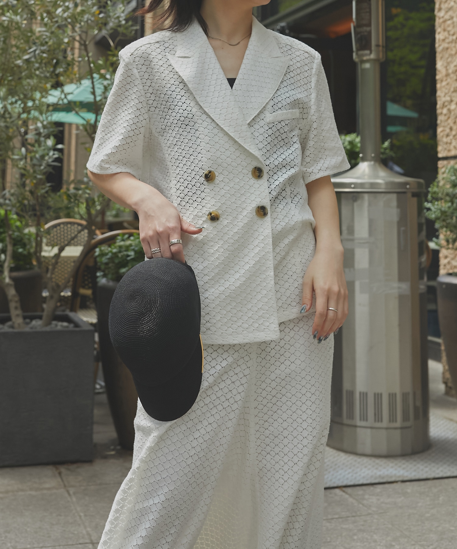 Sylvie lace shirts WH AKIRANAKA