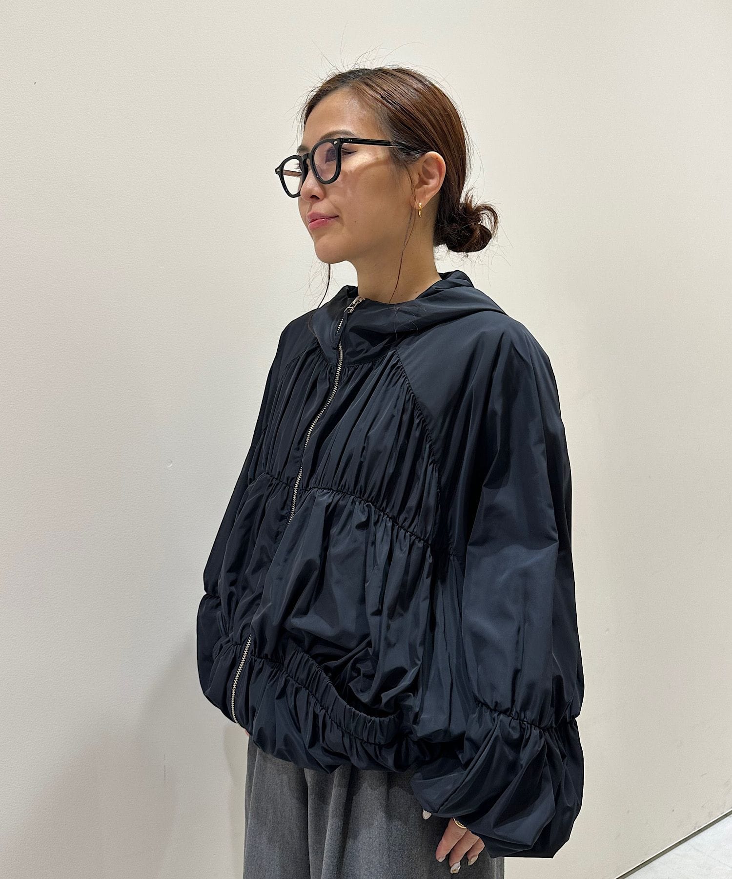 RAIN-CLOUD BLOUSON ENFOLD