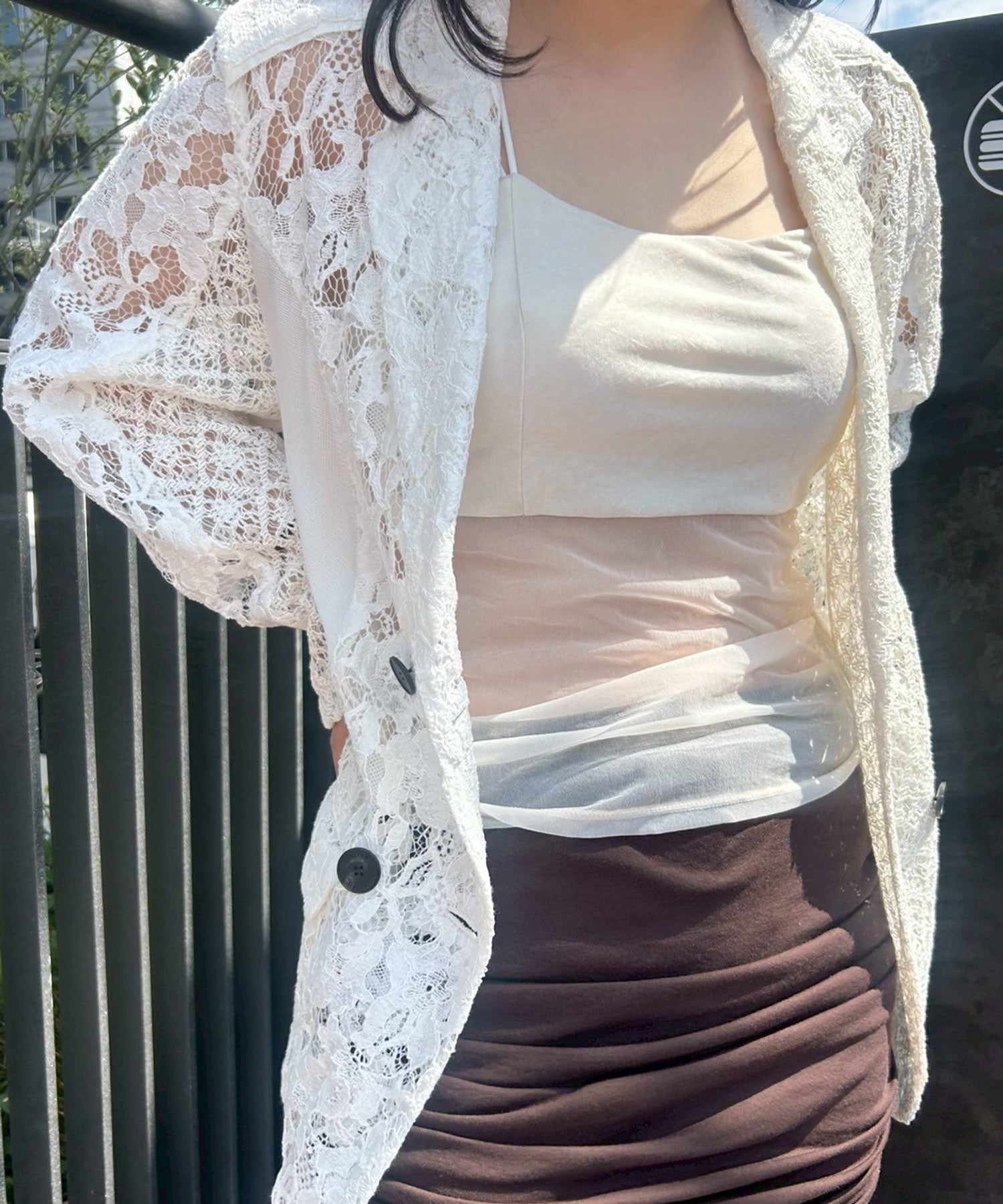 Cupin Velour Asym Camisole RITAN