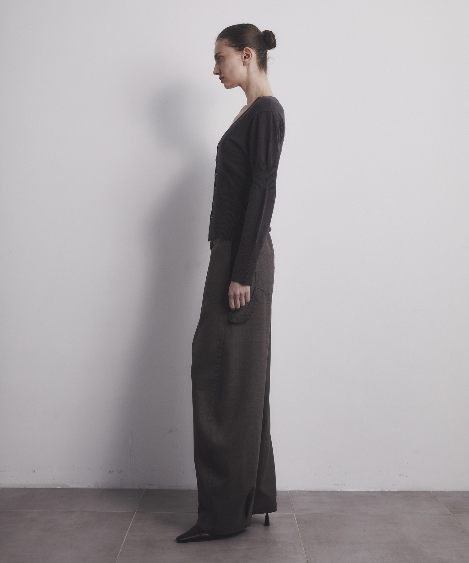 Wave Sleeve Cardigan CITY TOKYO