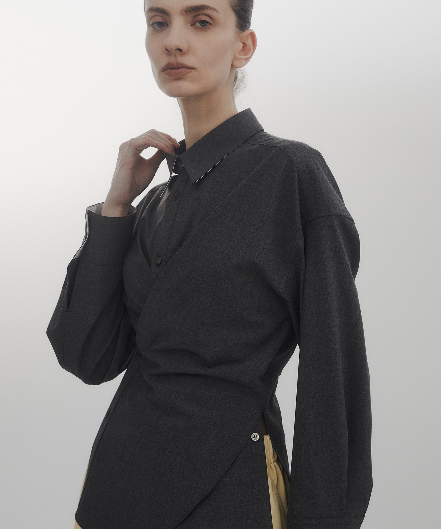 Cashe-coeur 2way Shape Shirt CITY TOKYO