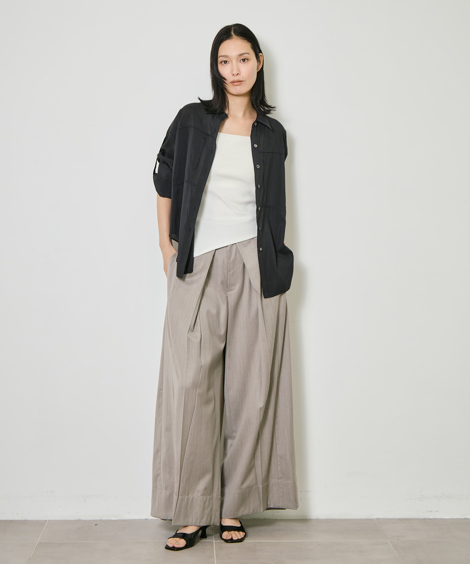 Silk Sheer Over Shirt 