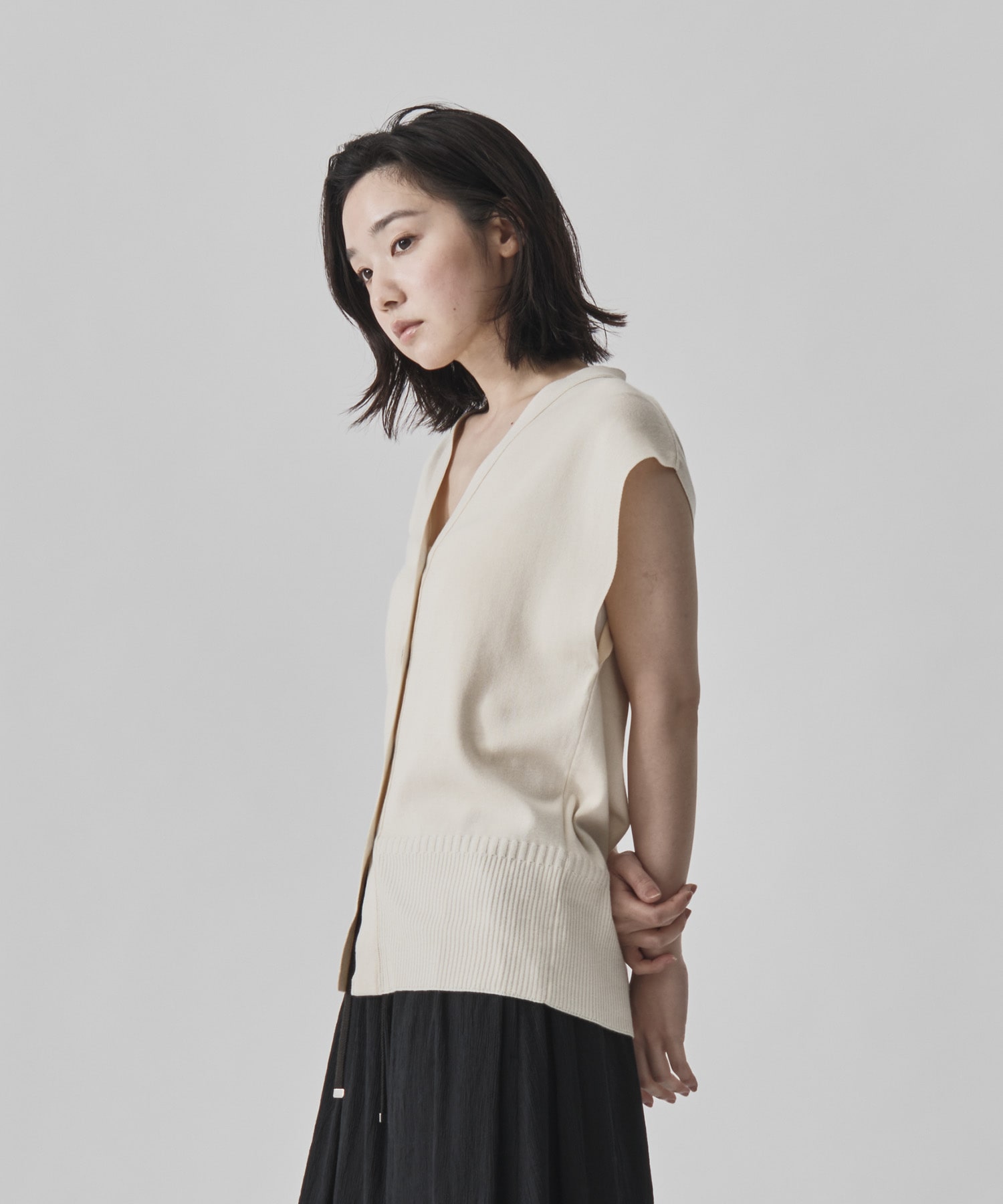 Silk Knit Vest CITY TOKYO