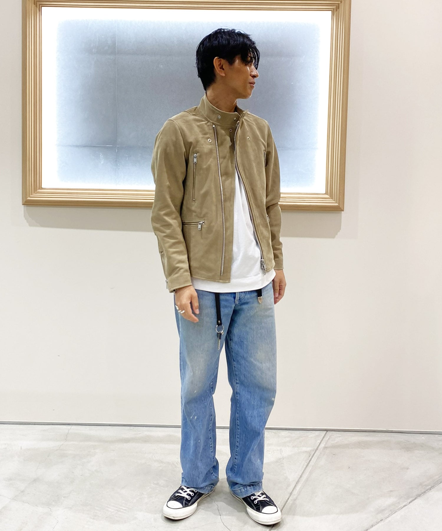 NN-J4120 RIDER BLOUSON ECCO(0 BEIGE): nonnative: MEN｜THE TOKYO