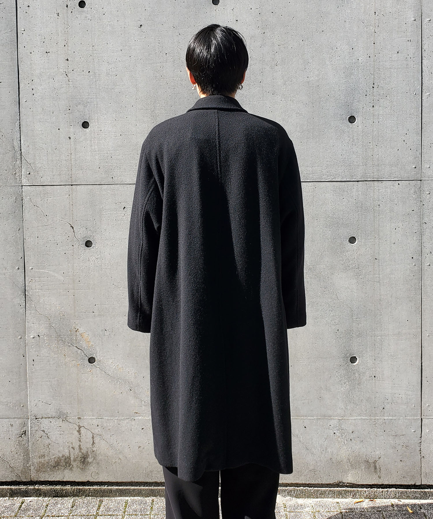 WASHED CASHMERE BALMACAAN COAT ｜ ATON