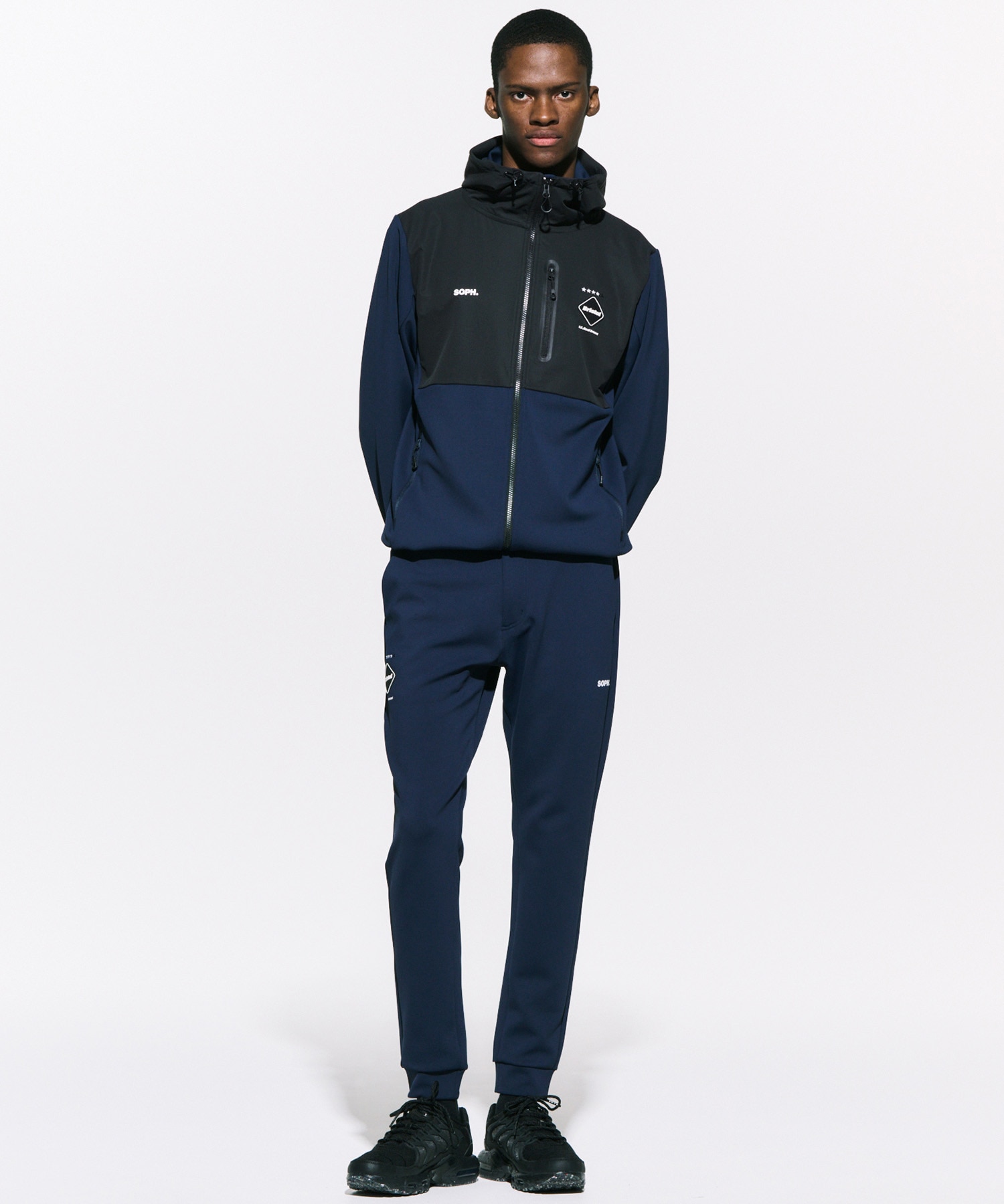 PDK RIBBED PANTS(S NAVY): F.C.Real Bristol: MEN｜THE TOKYO ONLINE