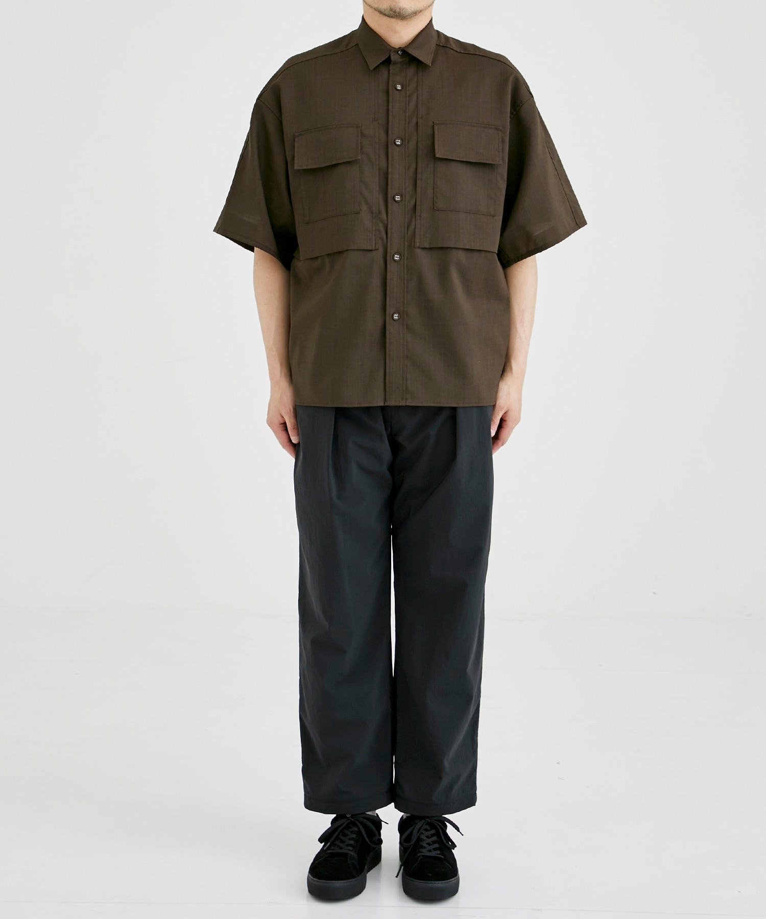 SOLOTEX WIDE S/S SHIRT White Mountaineering