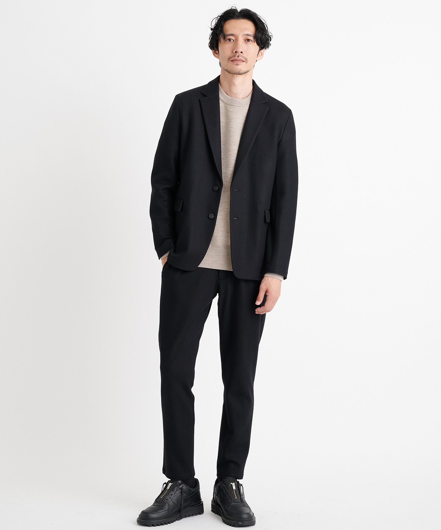 Flanne Lana Cashmere Touch Tapered Pants THE TOKYO