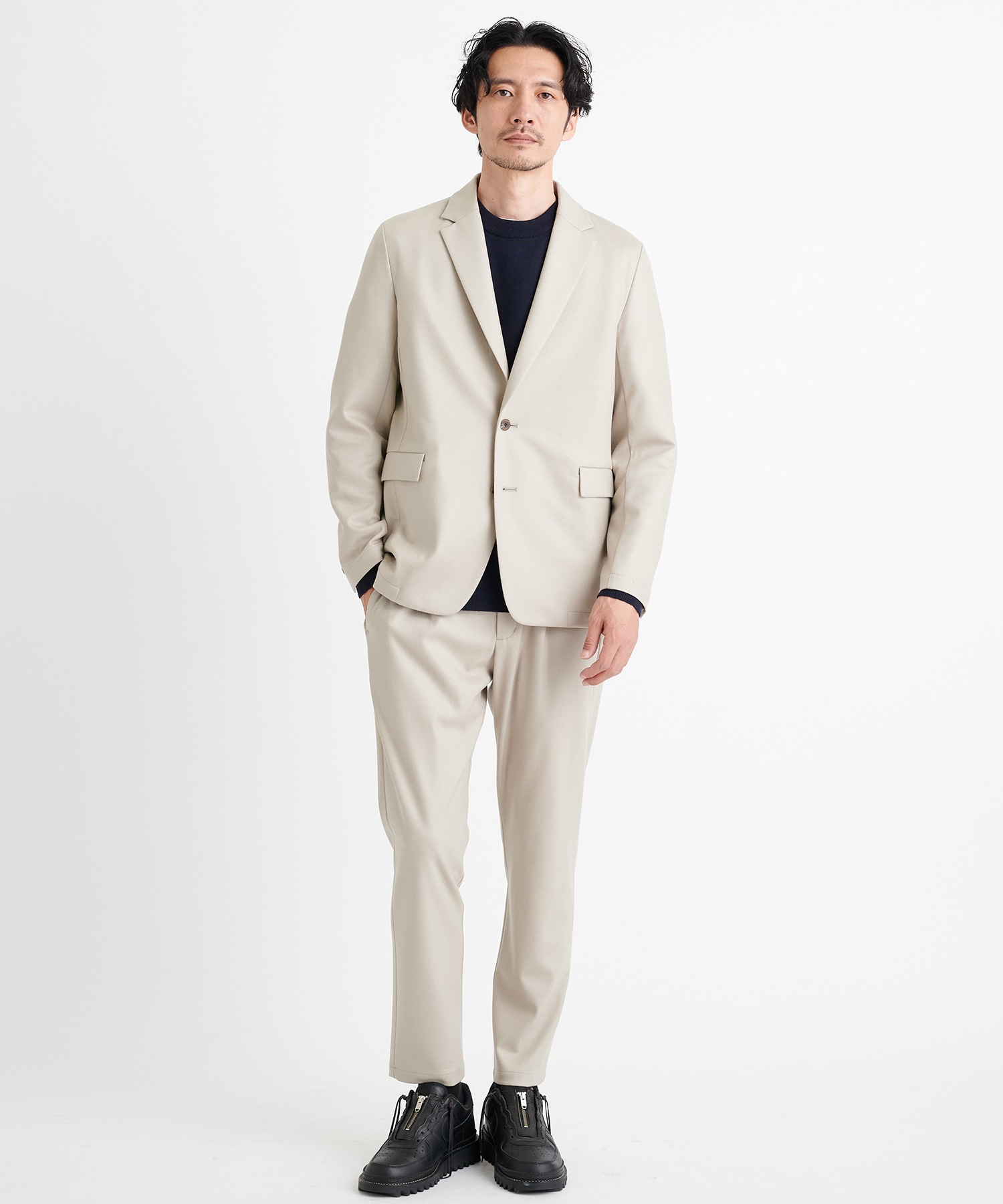 Flanne Lana Cashmere Touch Tapered Pants THE TOKYO