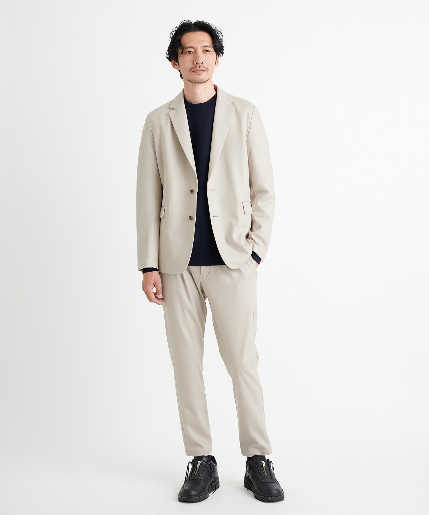 Flanne Lana Cashmere Touch Tapered Pants THE TOKYO