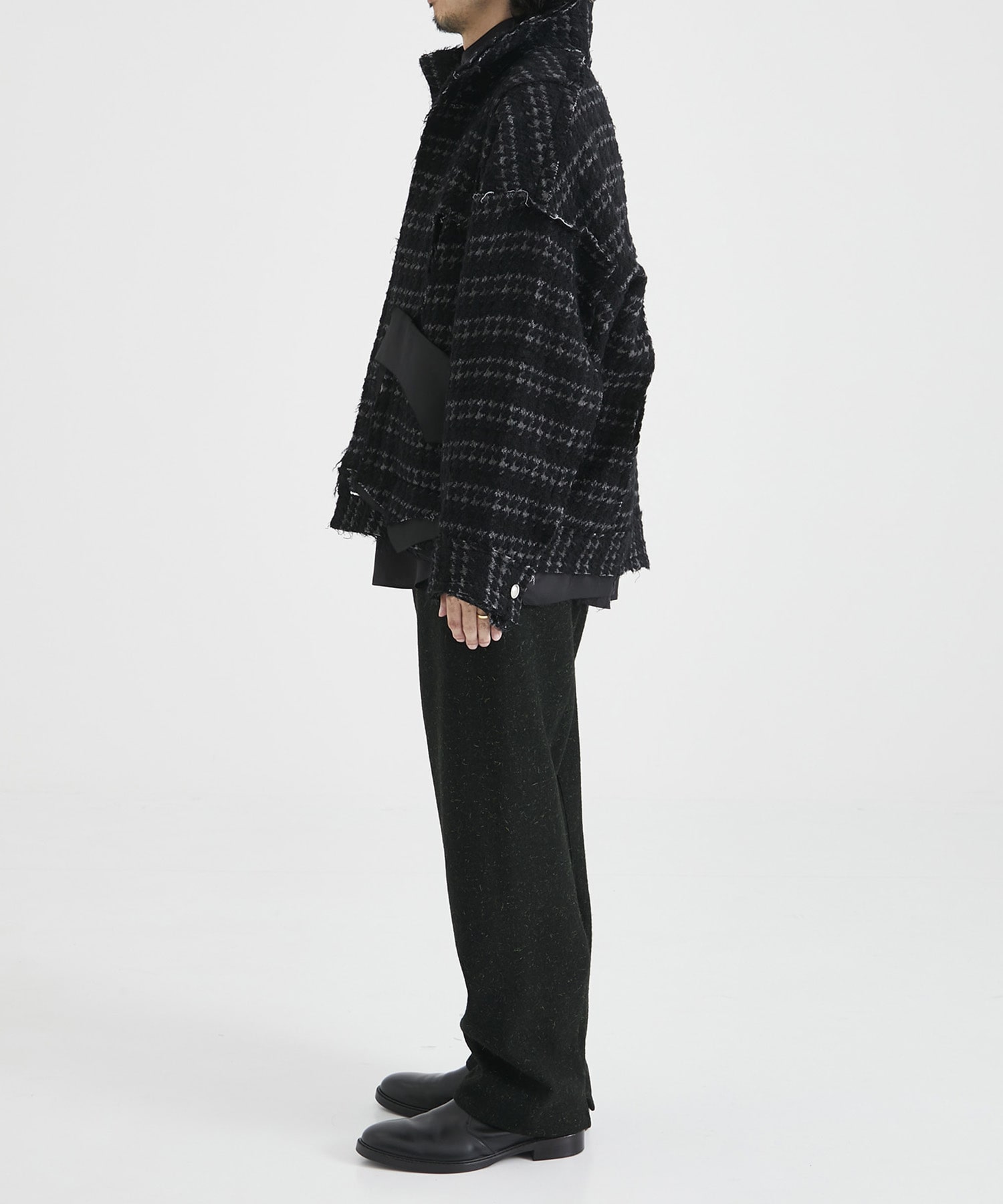 EX. HOUNDSTOOTH OVER BLOUSON ｜ sulvam