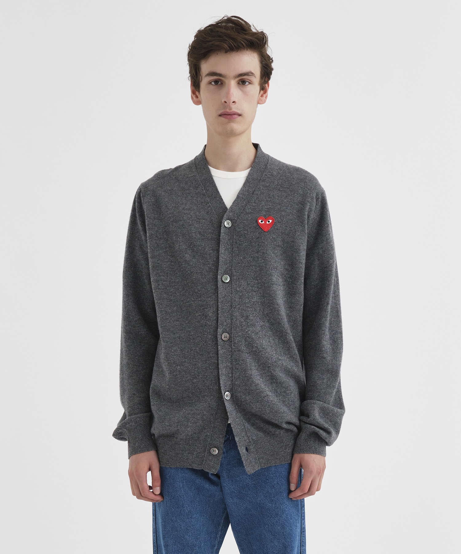 AZ-N008-051 PLAY CARDIGAN RED HEART ｜ PLAY Comme des Garcons