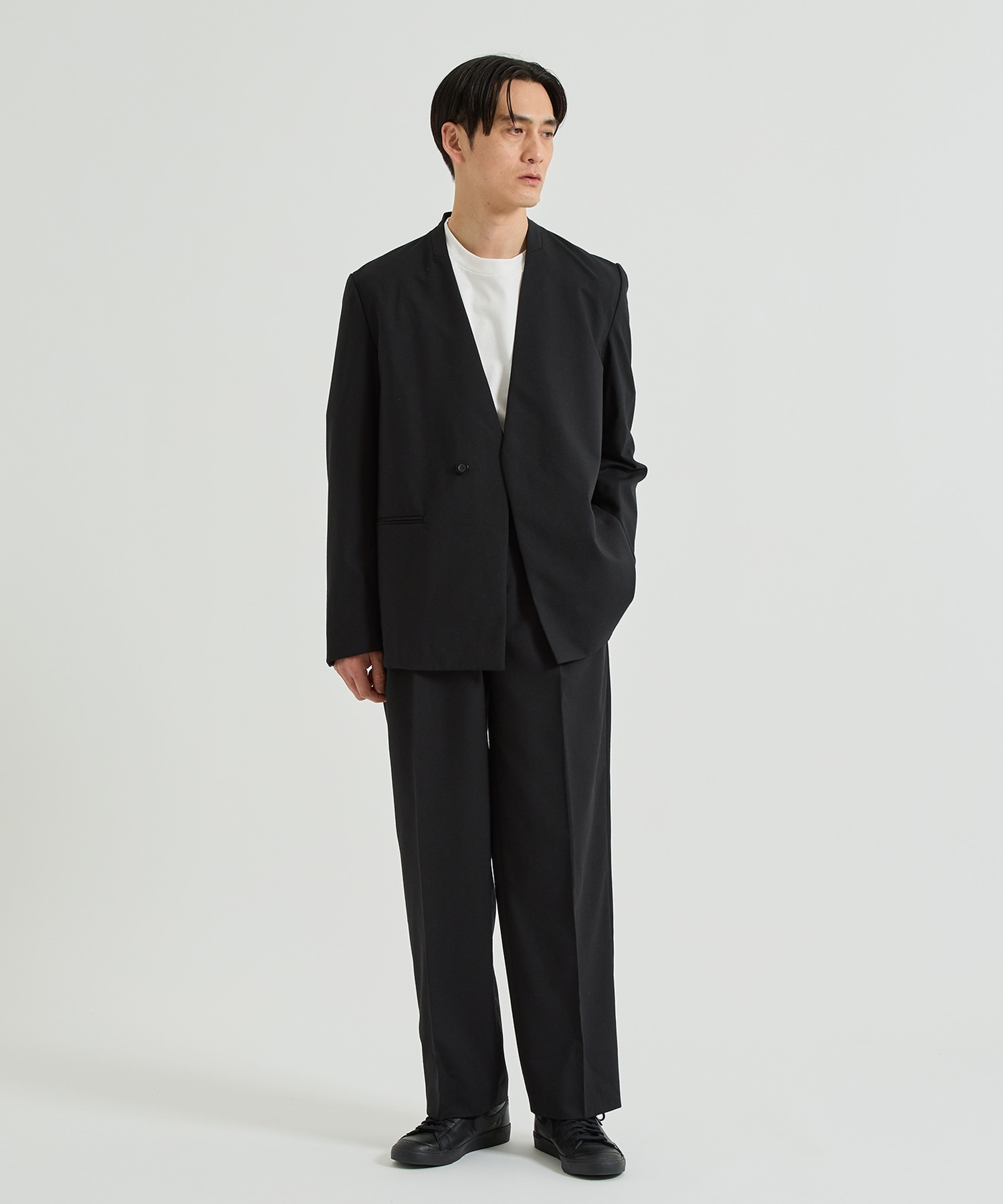 Summer Wool Calm Skin Easy Straight Trousers THE TOKYO