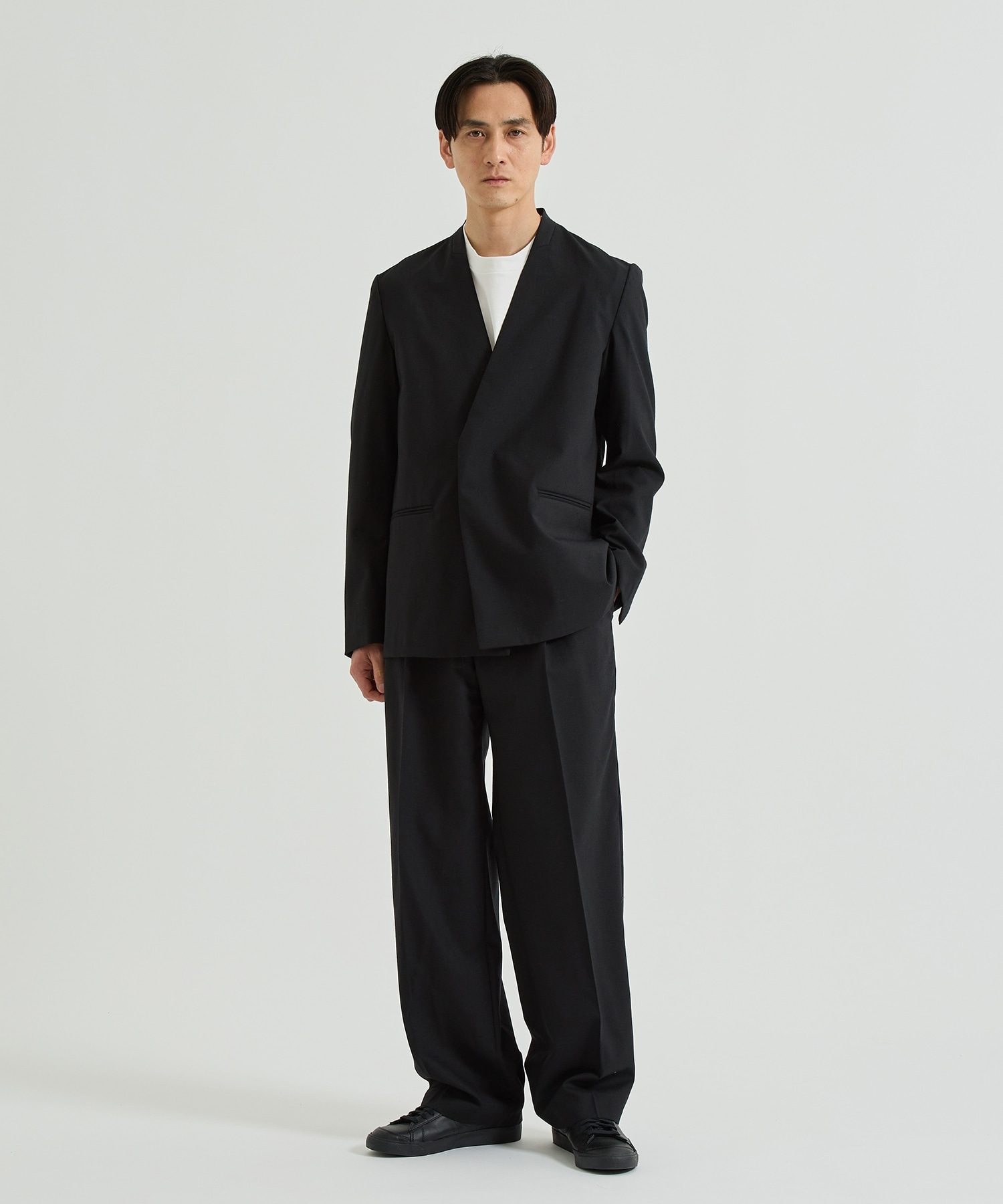 Summer Wool Calm Skin Easy Avril Baggy Trousers THE TOKYO