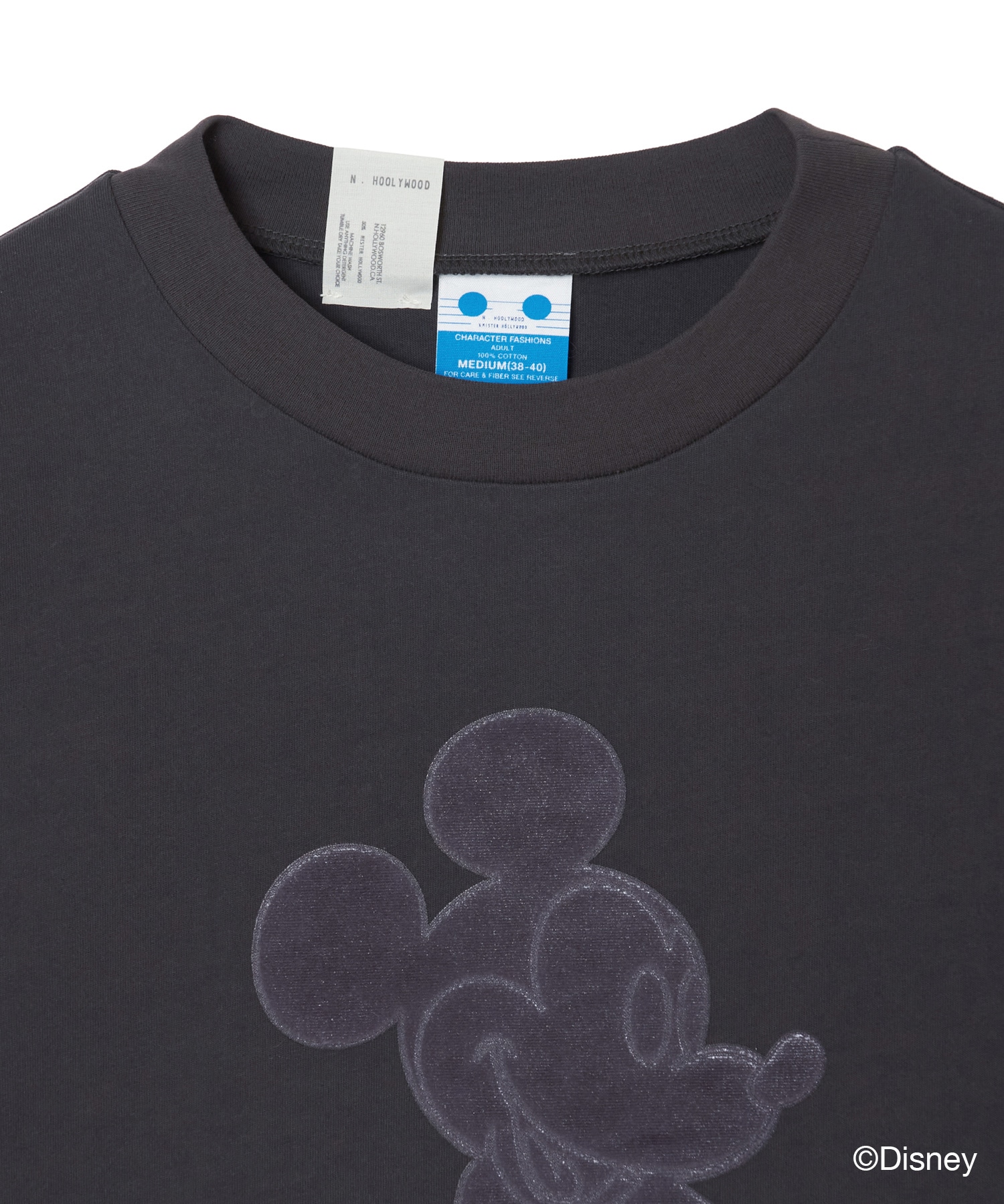 1244-CS01-001 Mickey Mouse T-SHIRT N.HOOLYWOOD