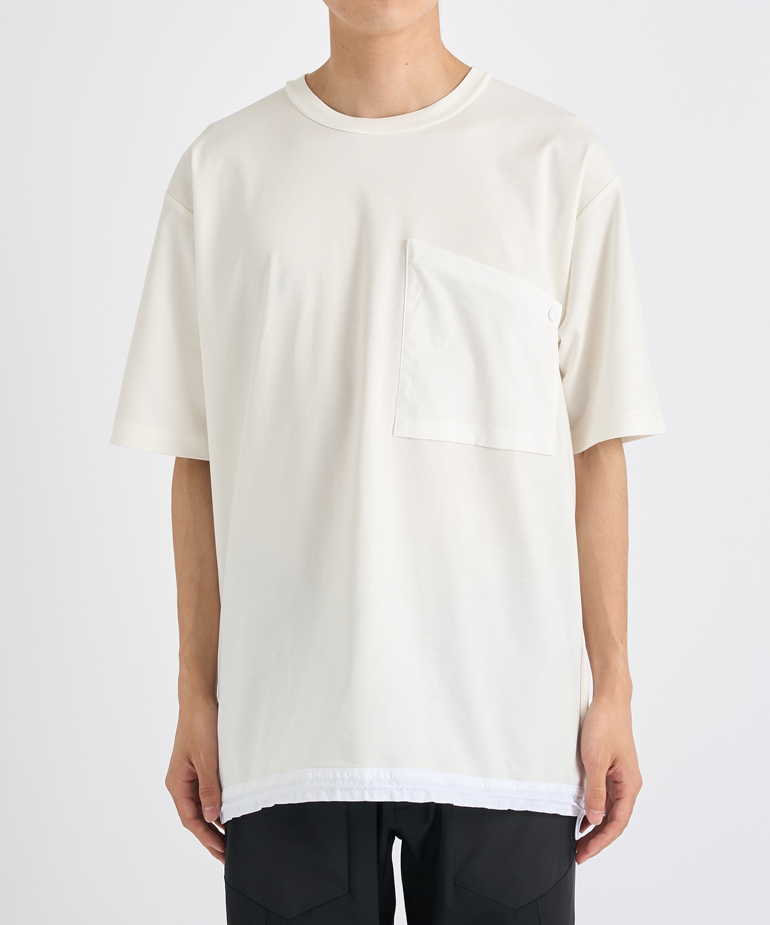 別注. DRAW CORD S/S TEE White Mountaineering