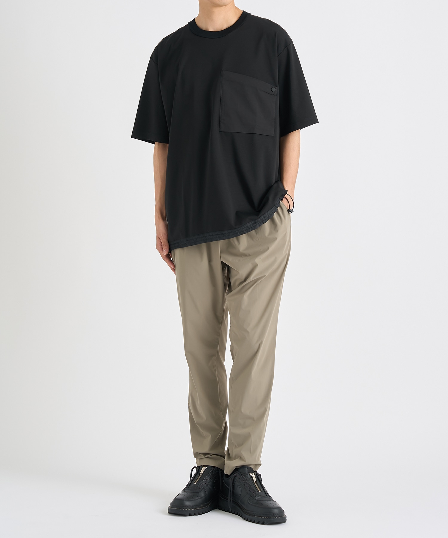 別注. DRAW CORD S/S TEE White Mountaineering