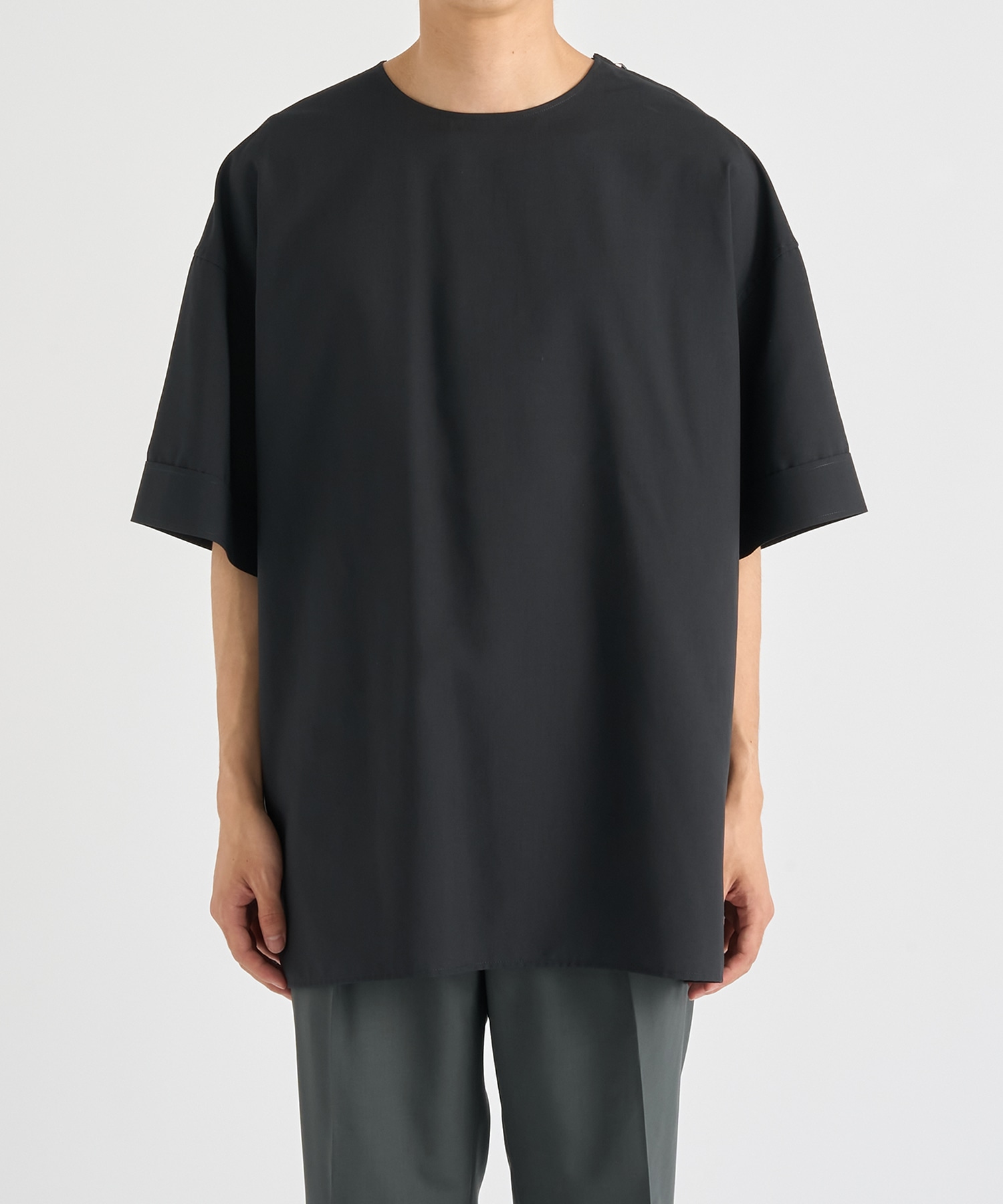 THE SIDE ZIP PO SHIRT S/S THE RERACS