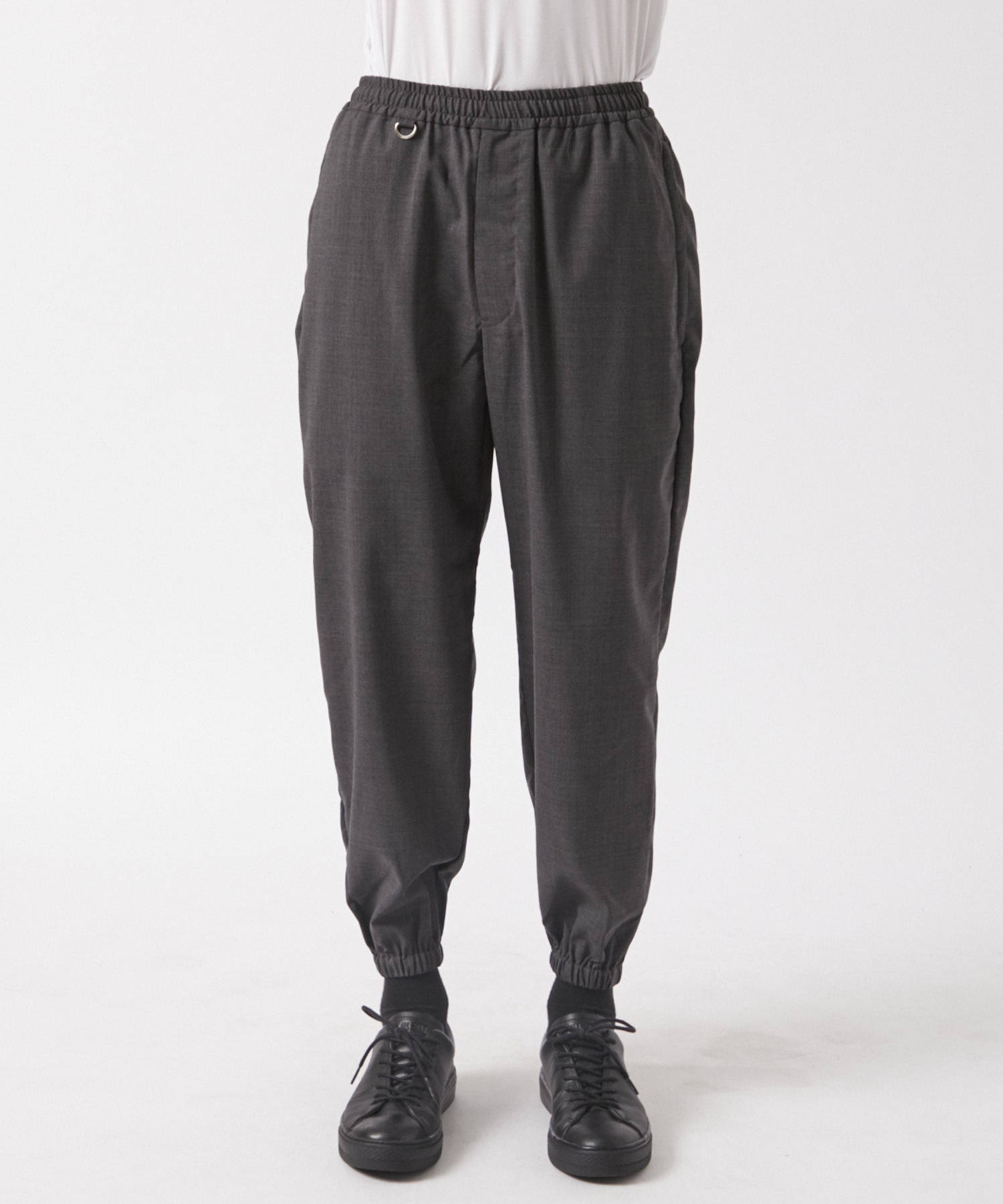 WOOL TROPICAL WIDE FIT JOGGER PANTS SOPHNET.