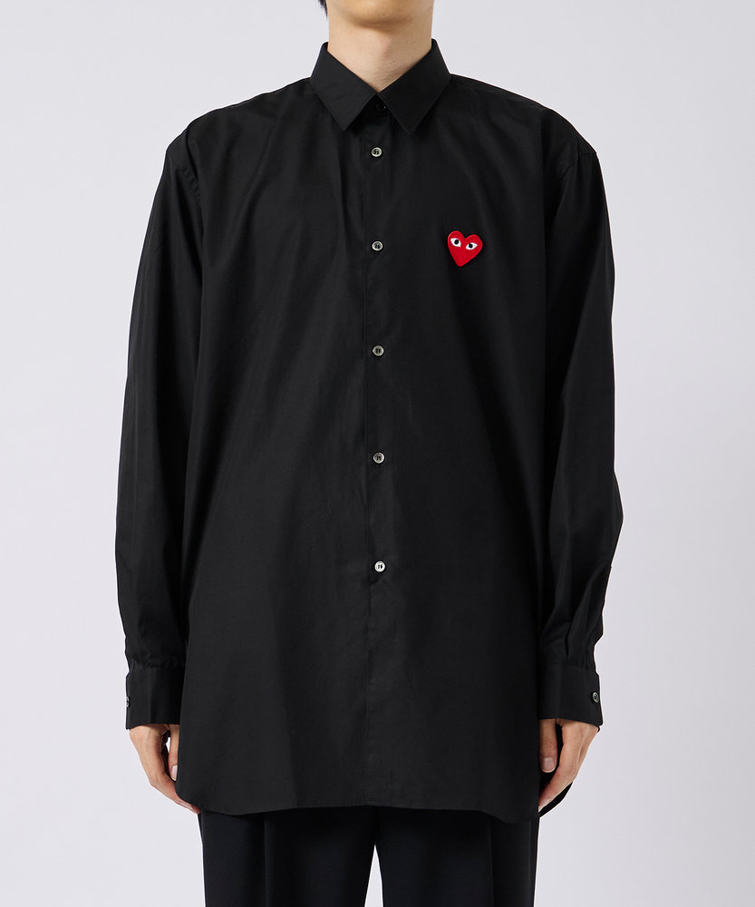 AX-B002-051 SHIRT RED EMBLEMRED HEART PLAY COMME des GARCONS