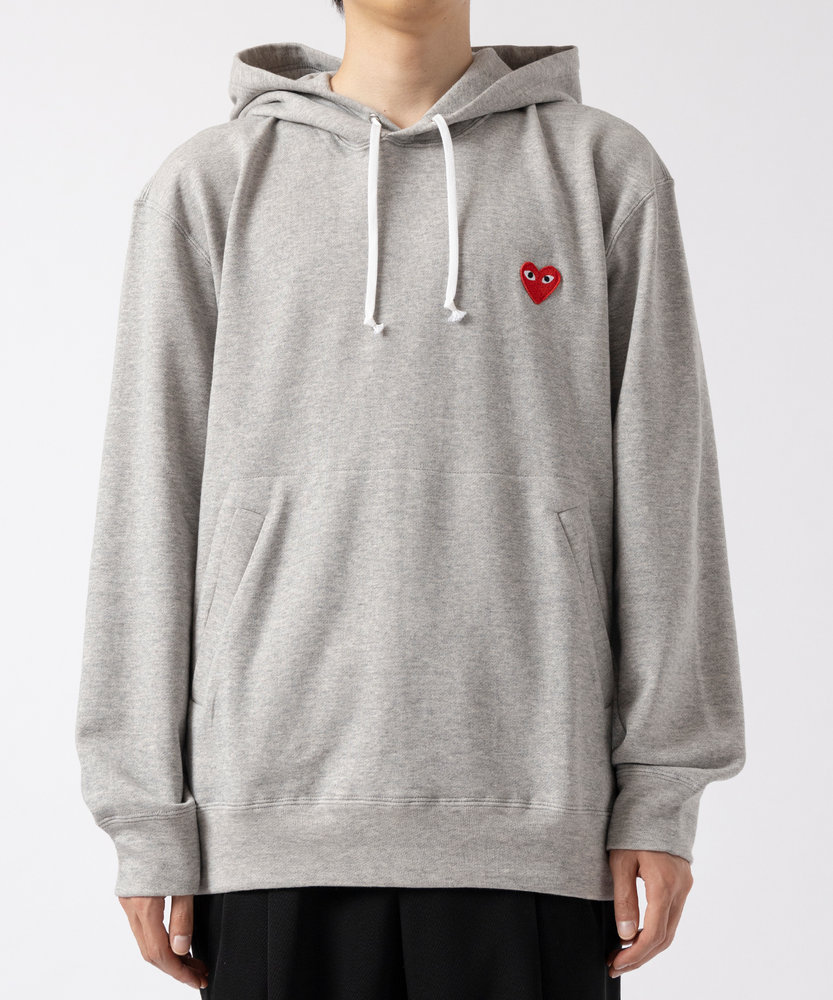 AX-T170-051 SWEATSHIRT RED EMBLEMRED HEART PLAY COMME des GARCONS