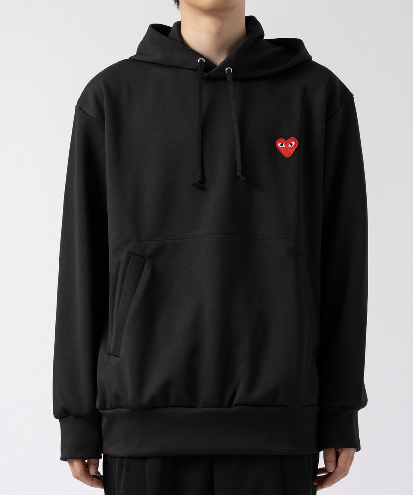 AX-T174-051 SWEATSHIRT RED EMBLEMRED HEART PLAY COMME des GARCONS