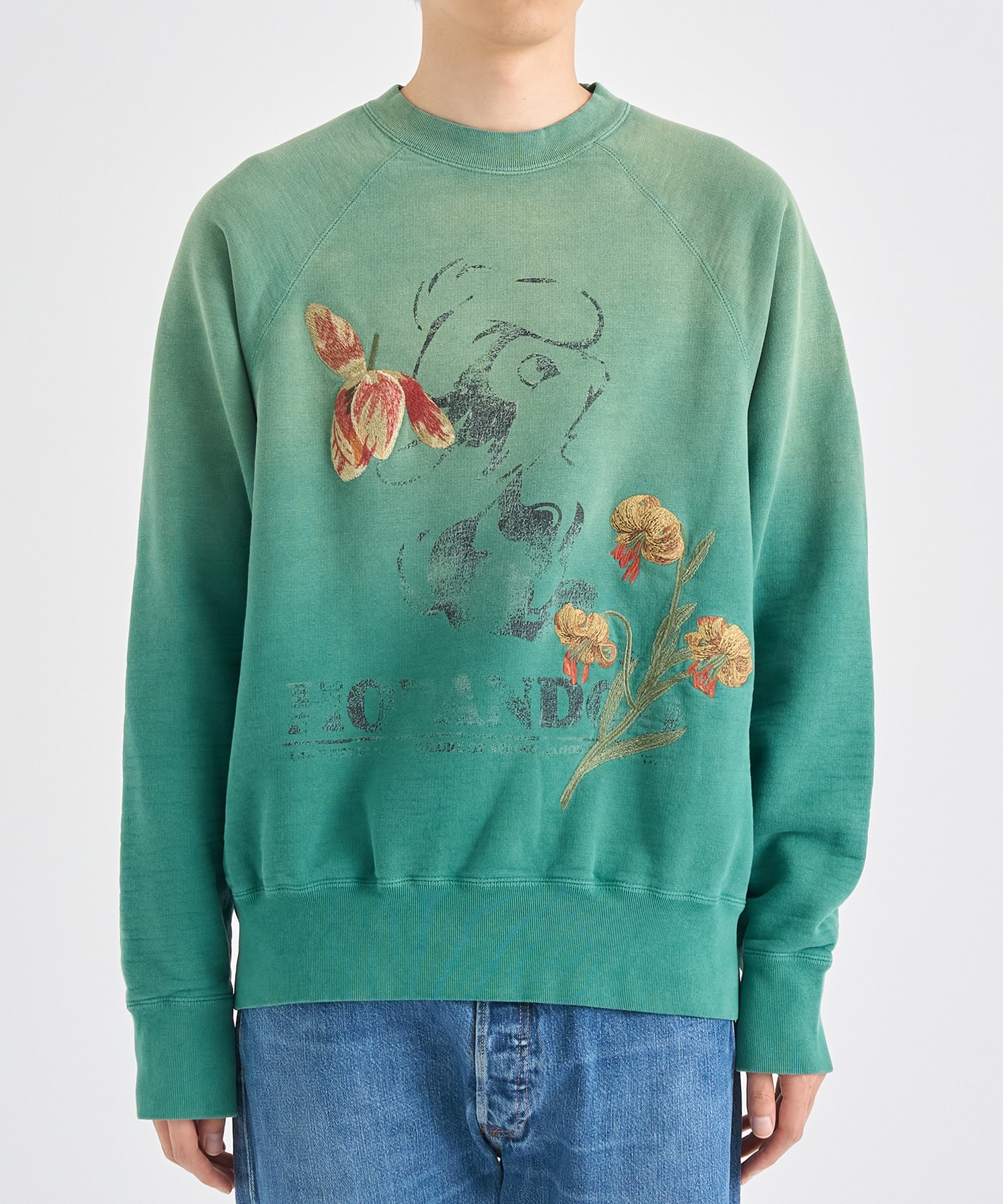 Vintage finished sweatshirt KHOKI