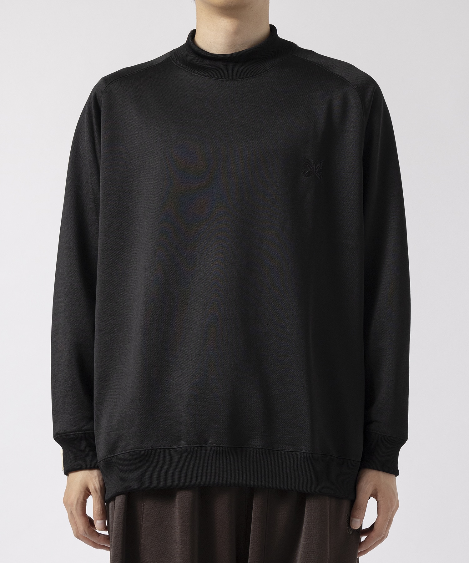 L/S Mock Neck Tee - C/PE Bright Jersey NEEDLES